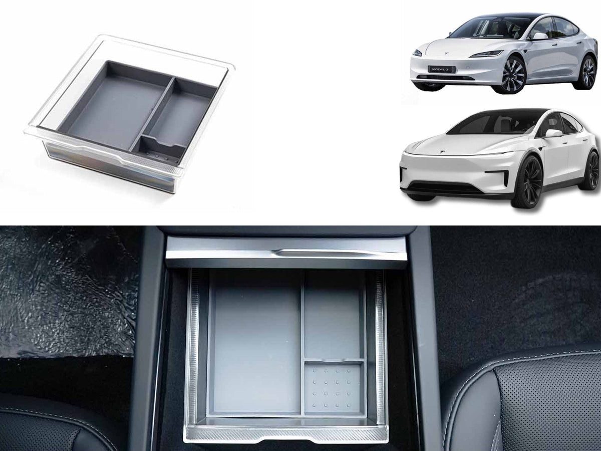 Tesla Model 3 (2024 Highland) and Model Y (2025 Juniper): Center Console Organizer