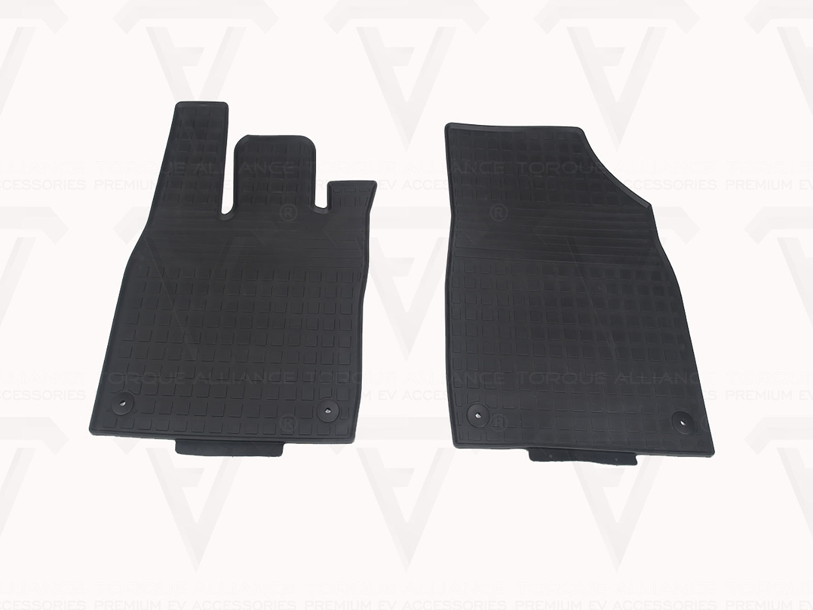 ID.3: Premium Rubber All Weather Interior Floor Mats (Flat Design),Left-hand-drive - Torque Alliance