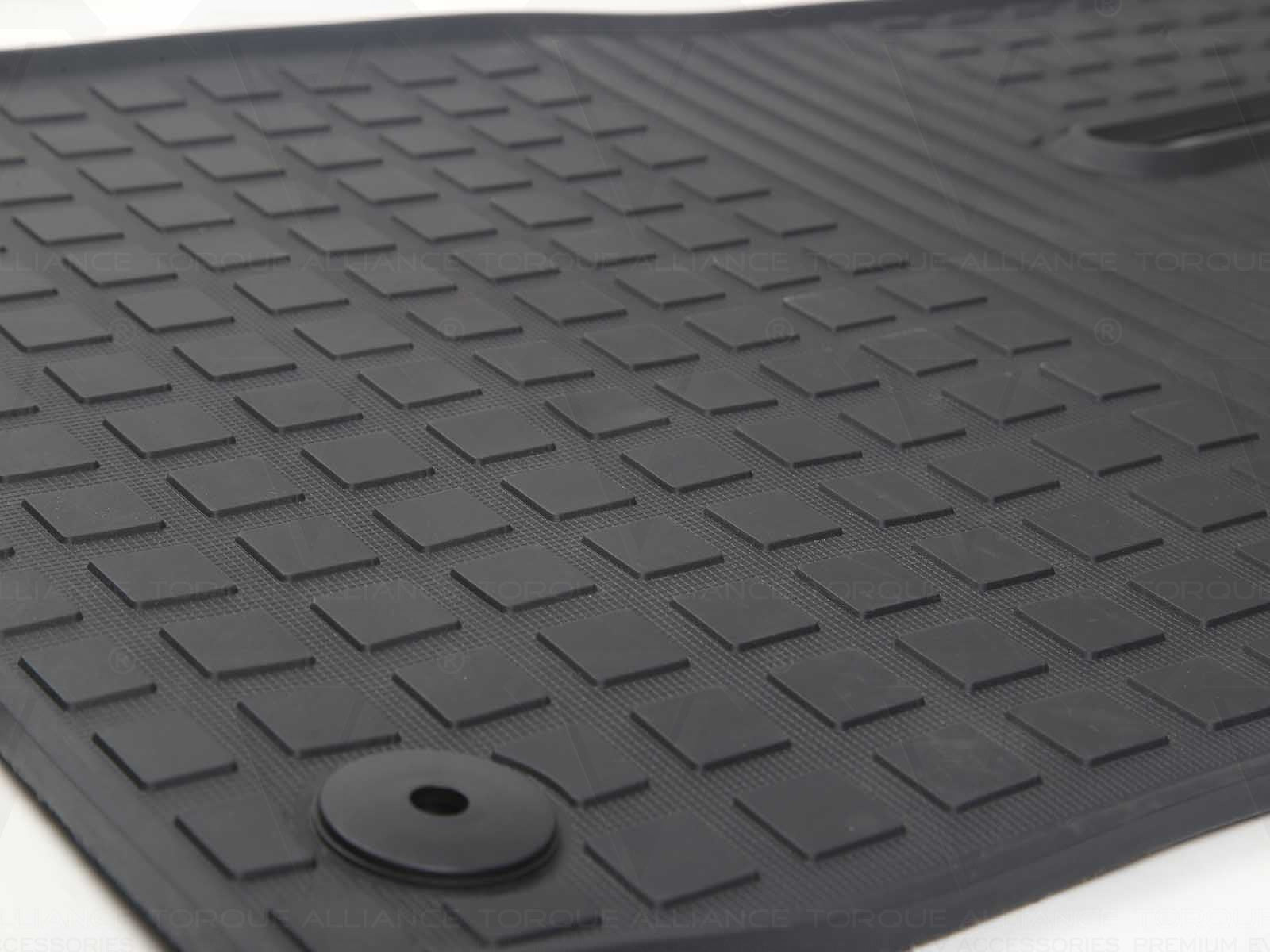 ID.3: Premium Rubber All Weather Interior Floor Mats (Flat Design),Left-hand-drive - Torque Alliance