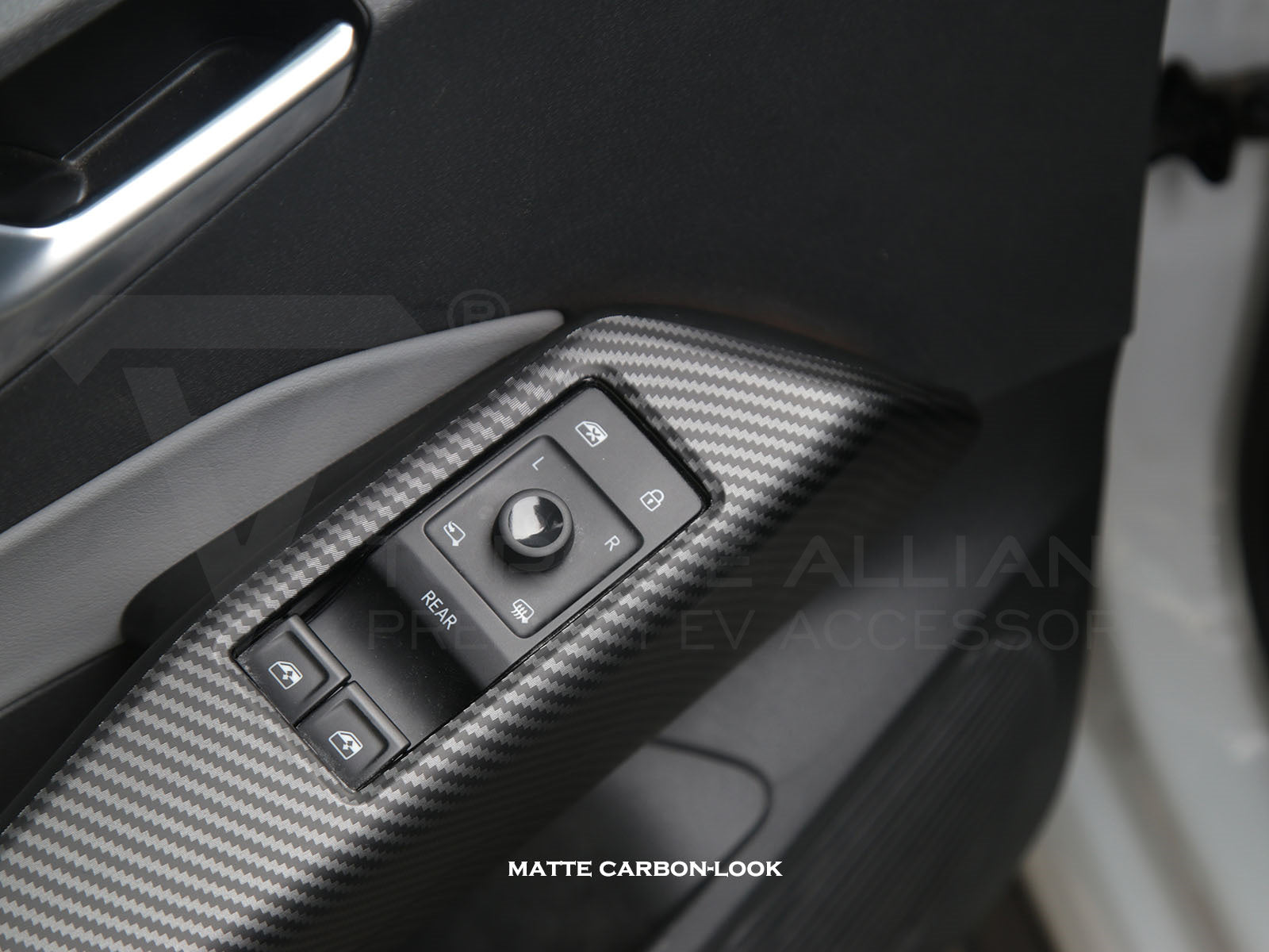 VW ID.3,ID.4_Interior Door Handle Cover Set (ABS + Coating, 4 pcs)