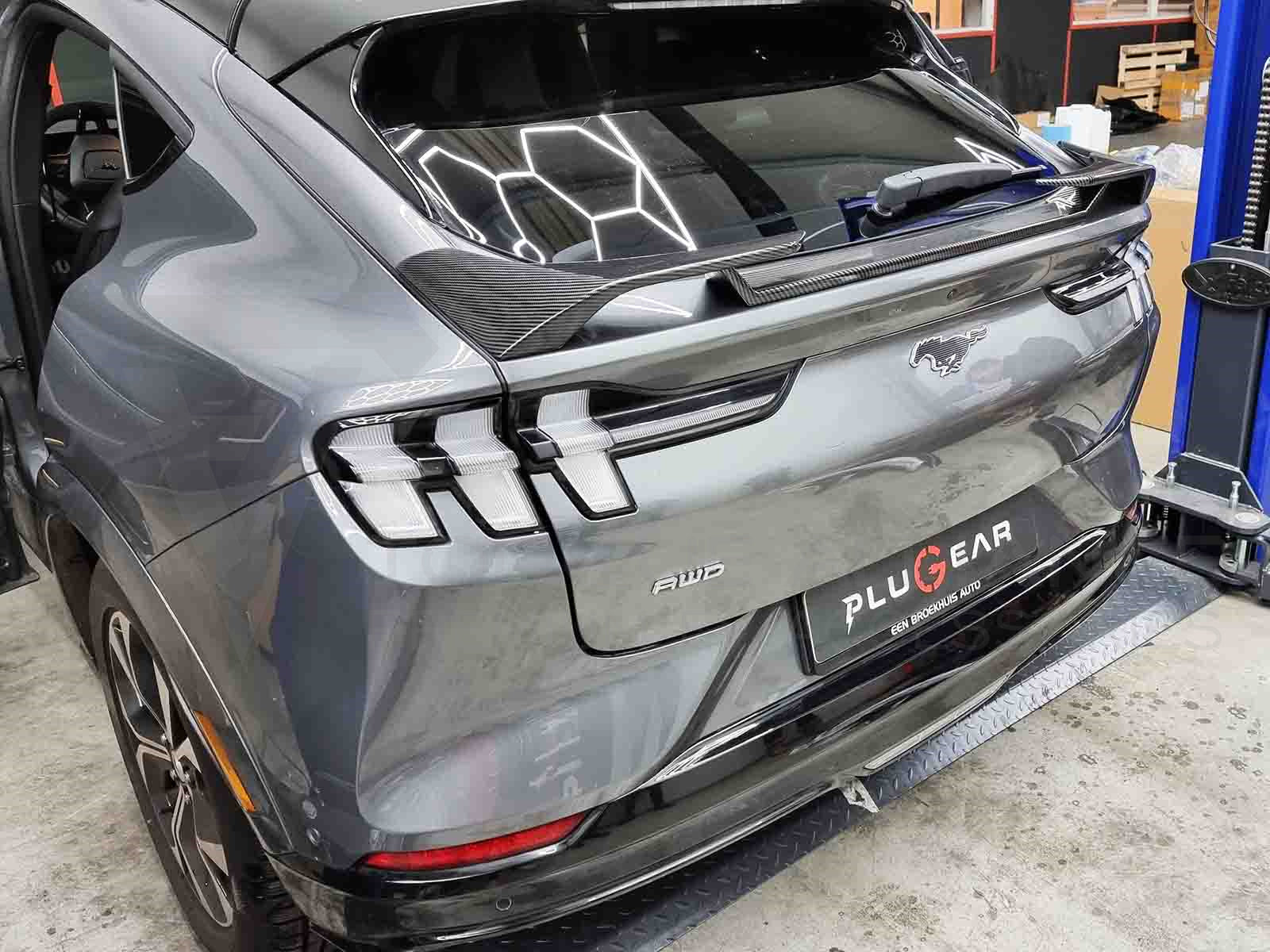 Ford Mustang Mach-e: Tail Spoiler - GT Version (ABS + Coating)