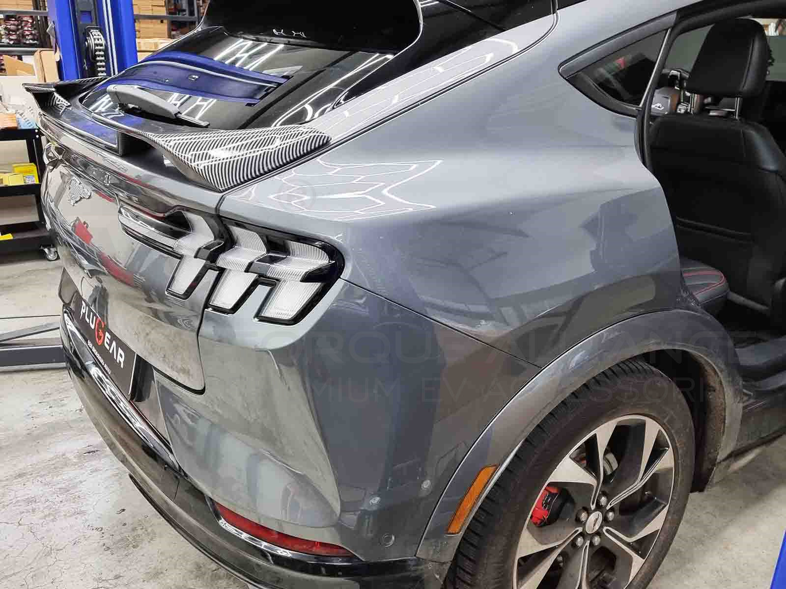 Ford Mustang Mach-e: Tail Spoiler - GT Version (ABS + Coating)