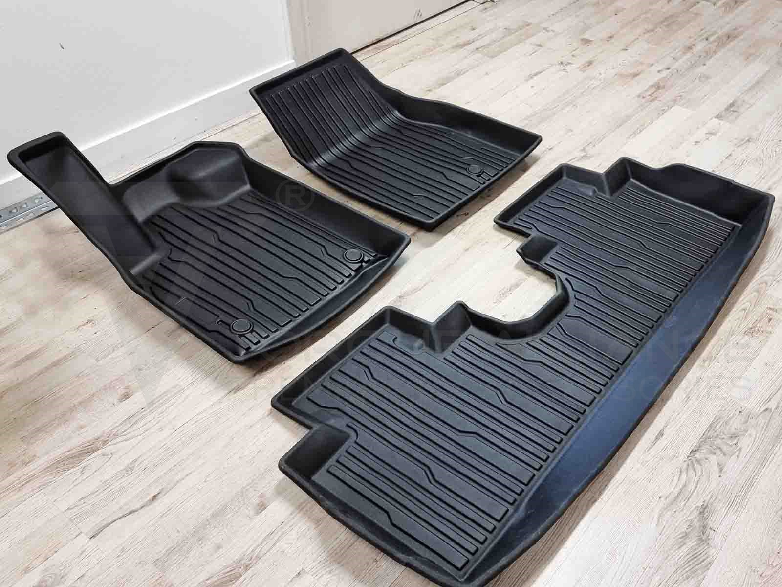 Ford Mustang Mach-e: All-weather Floor Mats, Floor Liners (Premium Recyclable Rubber) - Torque Alliance