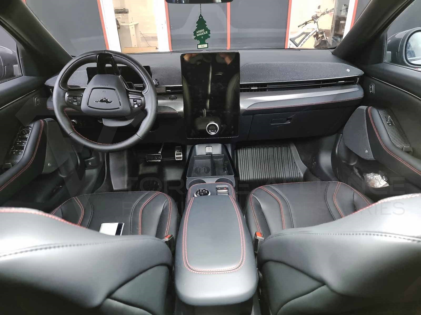 Ford Mustang Mach-e: All-weather Floor Mats, Floor Liners (Premium Recyclable Rubber) - Torque Alliance