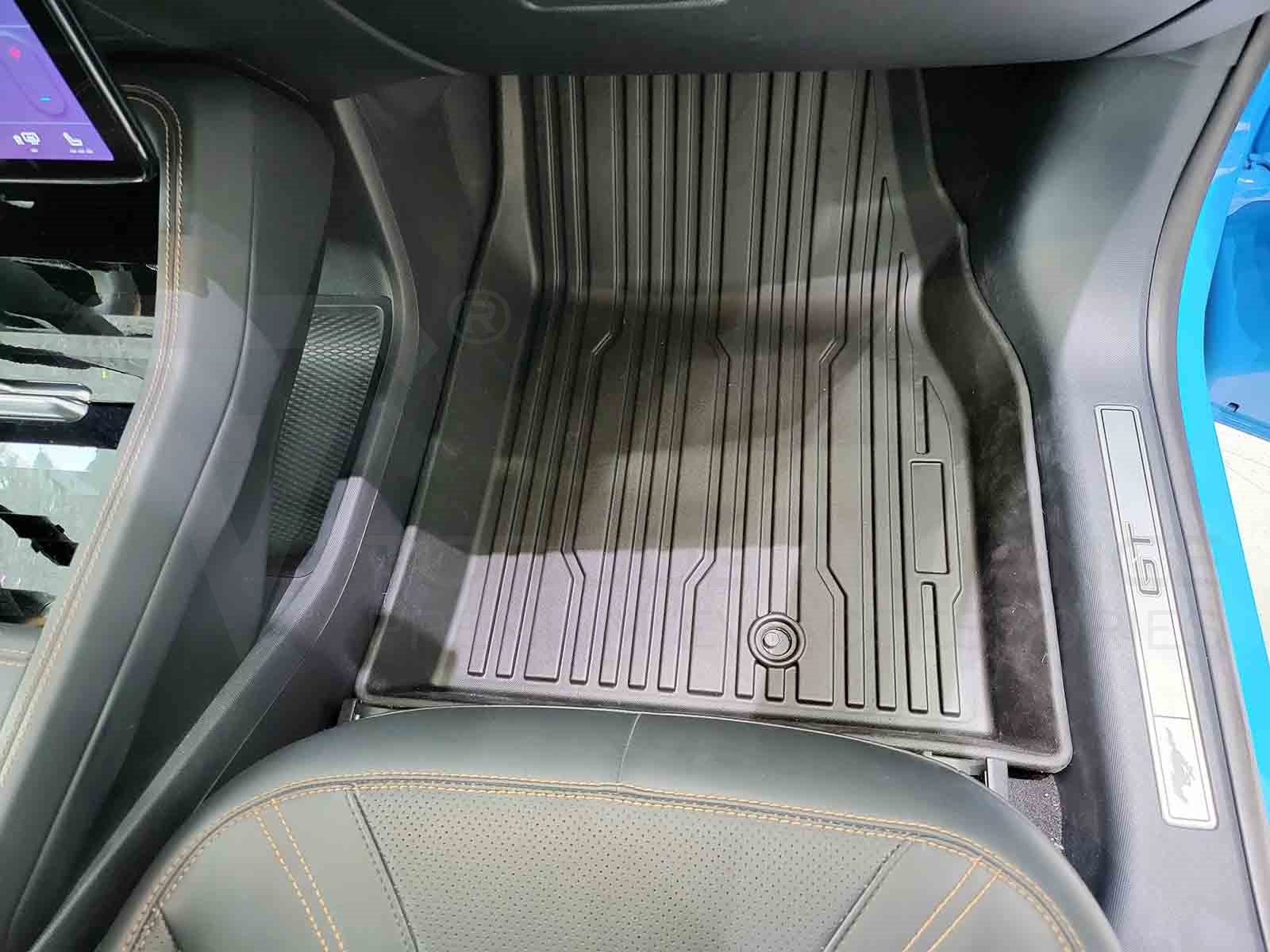 Ford Mustang Mach-e: All-weather Floor Mats, Floor Liners (Premium Recyclable Rubber) - Torque Alliance