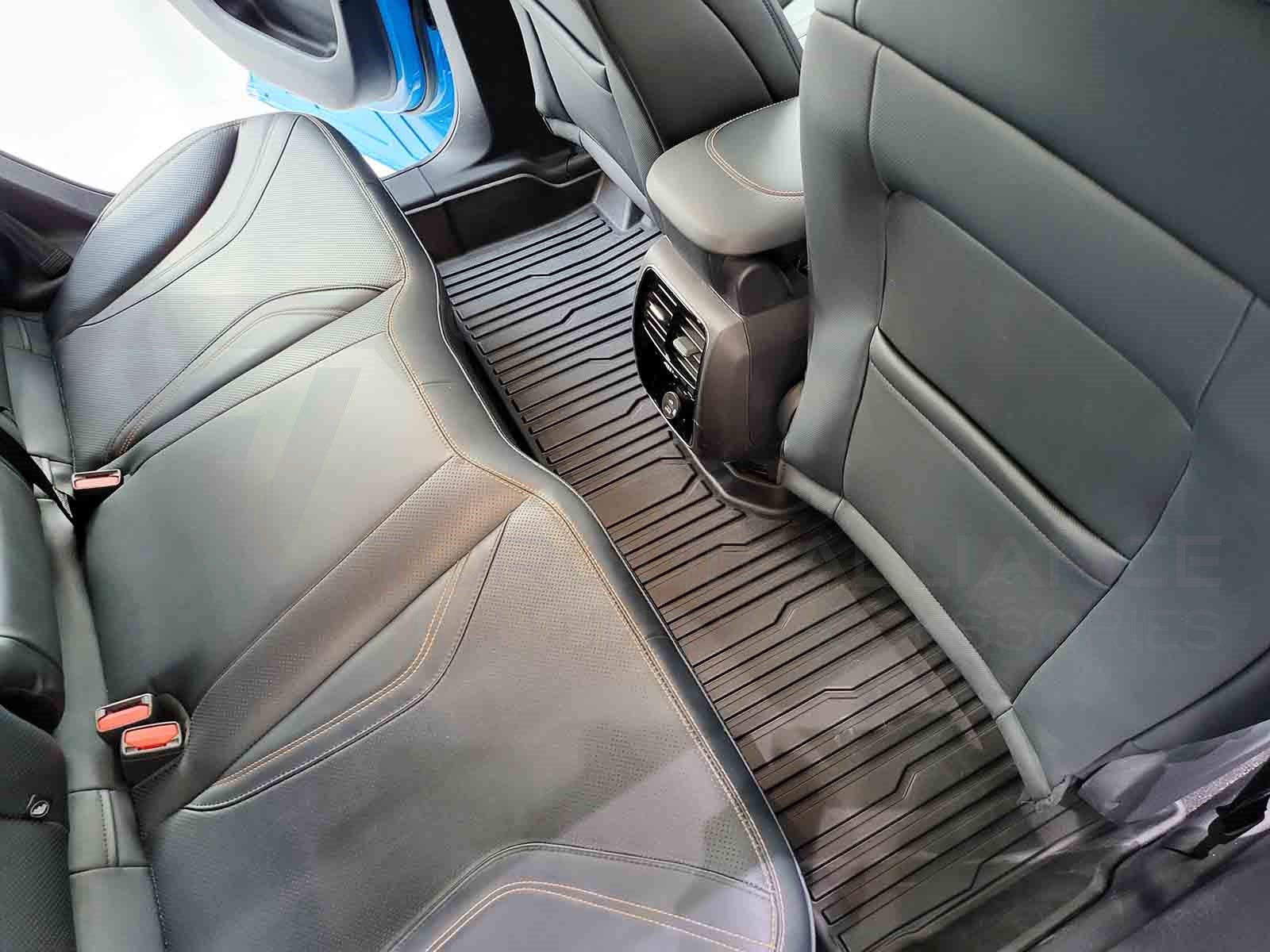 Ford Mustang Mach-e: All-weather Floor Mats, Floor Liners (Premium Recyclable Rubber) - Torque Alliance