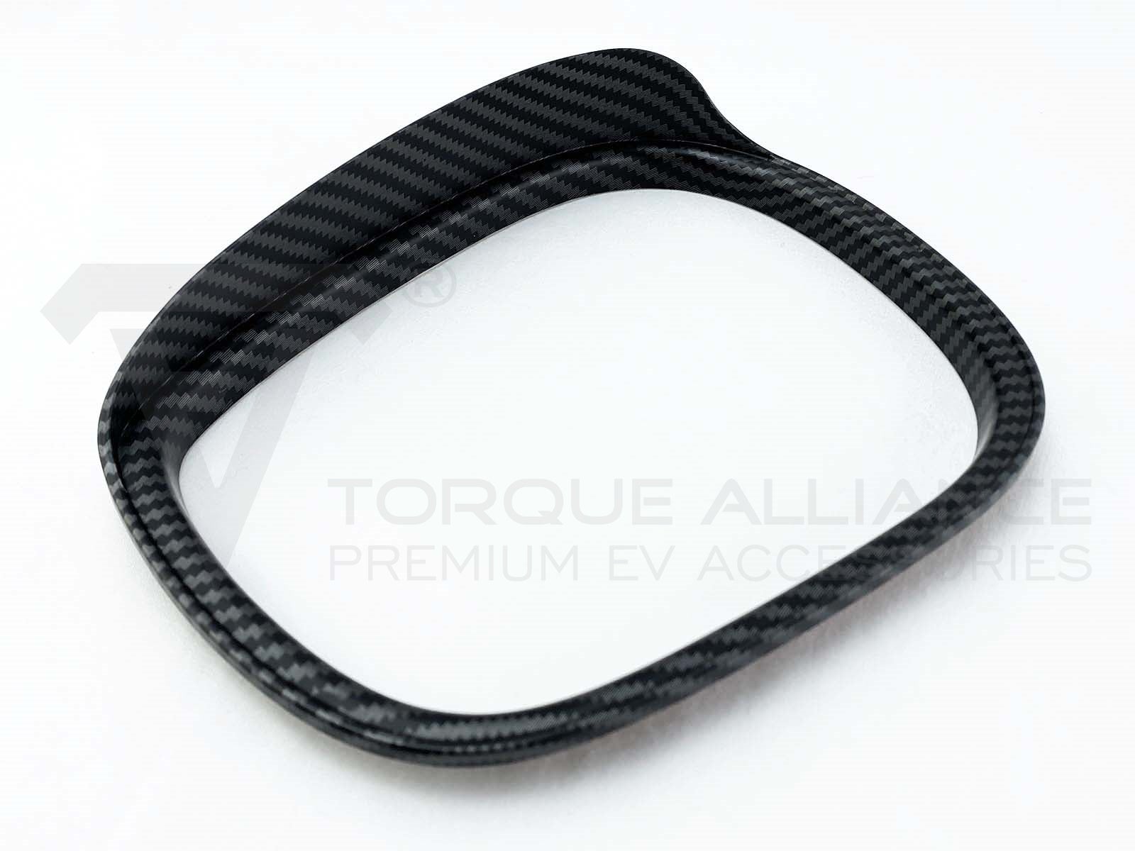 Ford Mustang Mach-e: Side Mirror, Rear View Mirror Rain Guard (Carbon-look) - Torque Alliance