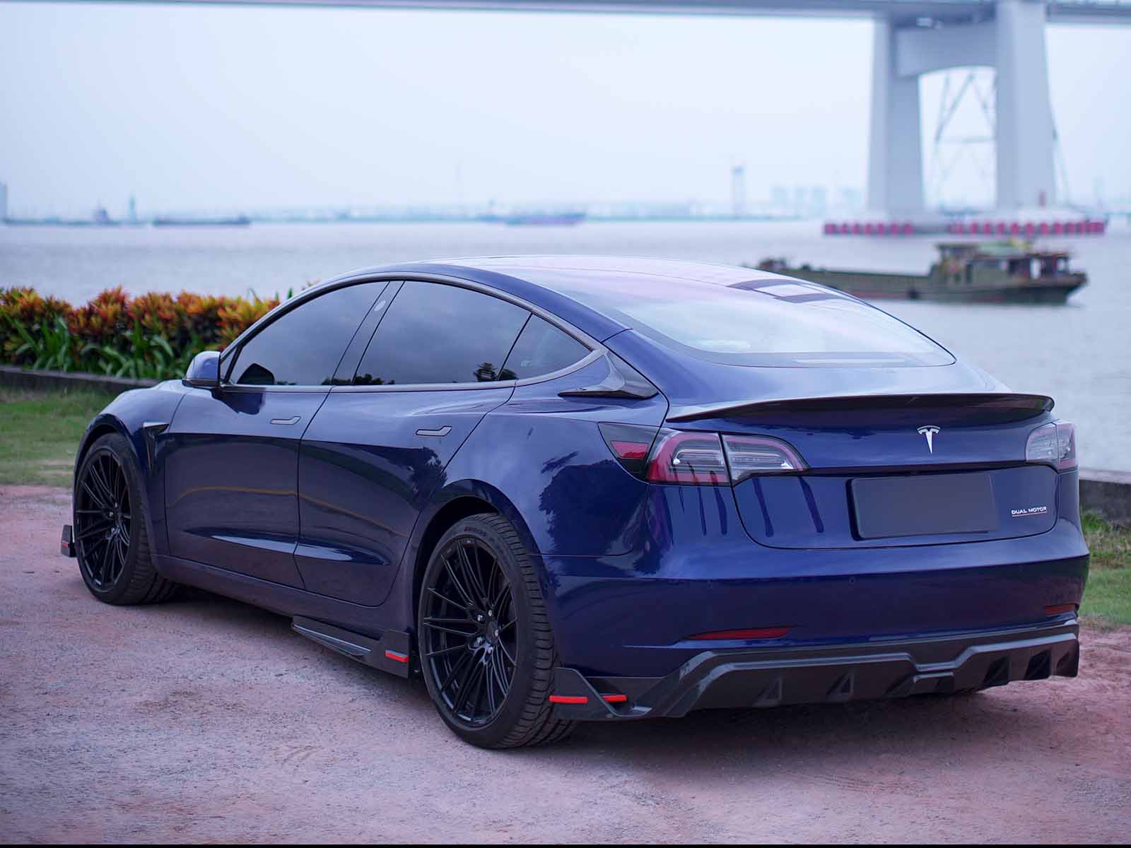 Model 3: Genuine Carbon Fiber Collection Bolt-on Body Kit - URBAN Style - Torque Alliance