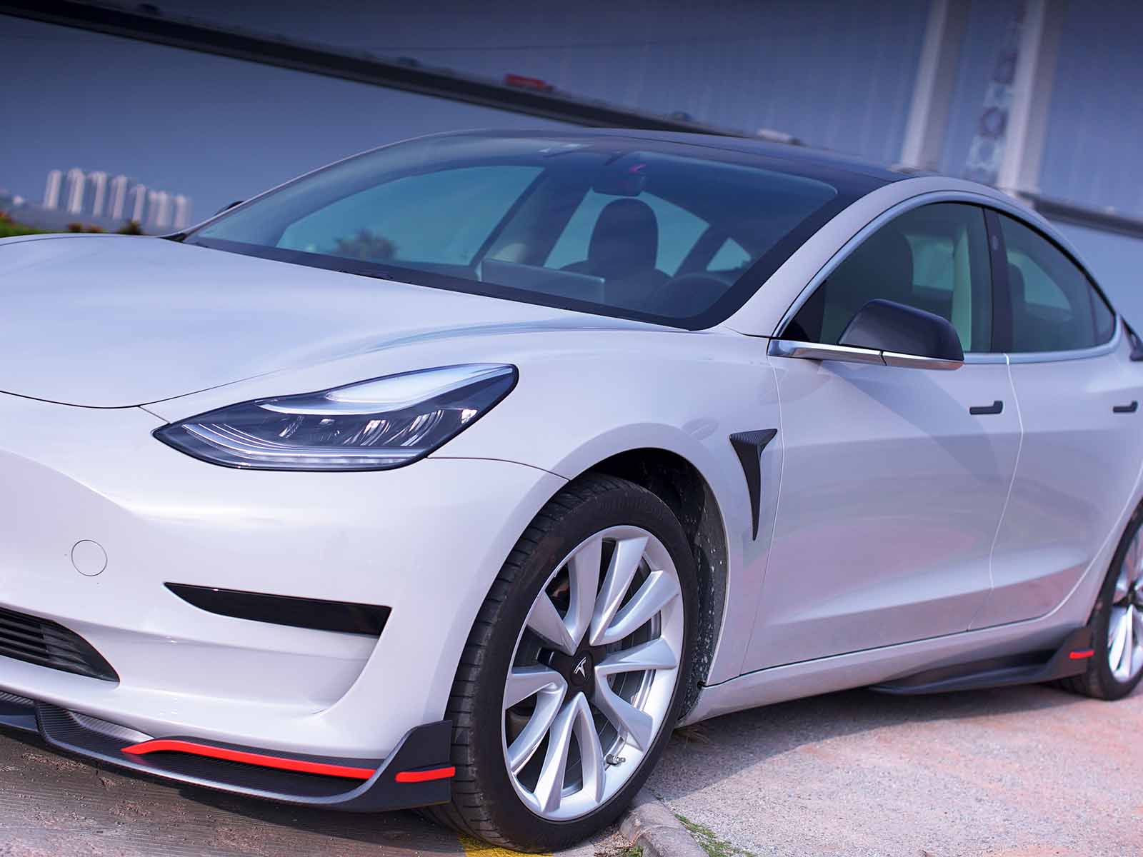 Model 3: Genuine Carbon Fiber Collection Bolt-on Body Kit - URBAN Style - Torque Alliance