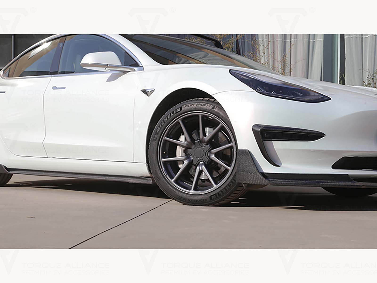Model 3: Pentagram Aero Wheel Hub Caps - Torque Alliance