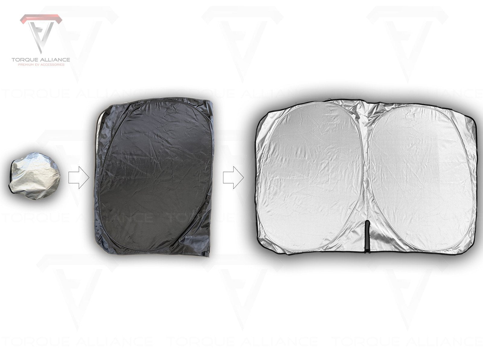 Model 3:Foldable Windshield Sunshade - Torque Alliance