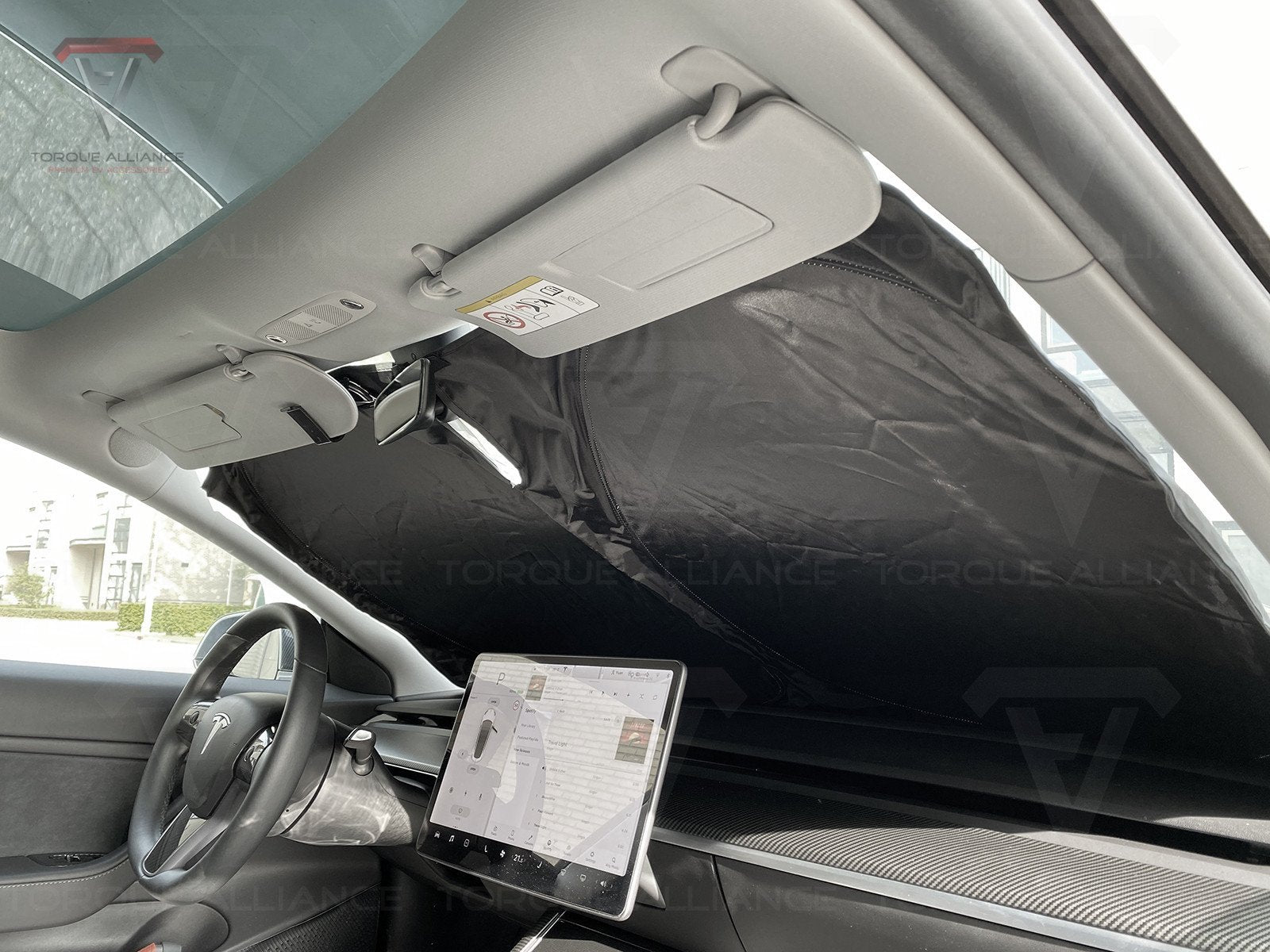 Model 3:Foldable Windshield Sunshade - Torque Alliance