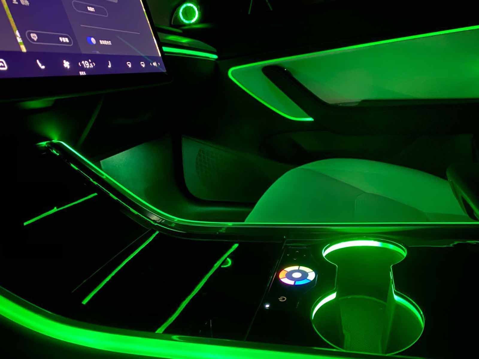 Model 3&Y: Middle Console Ambient LED package - Torque Alliance