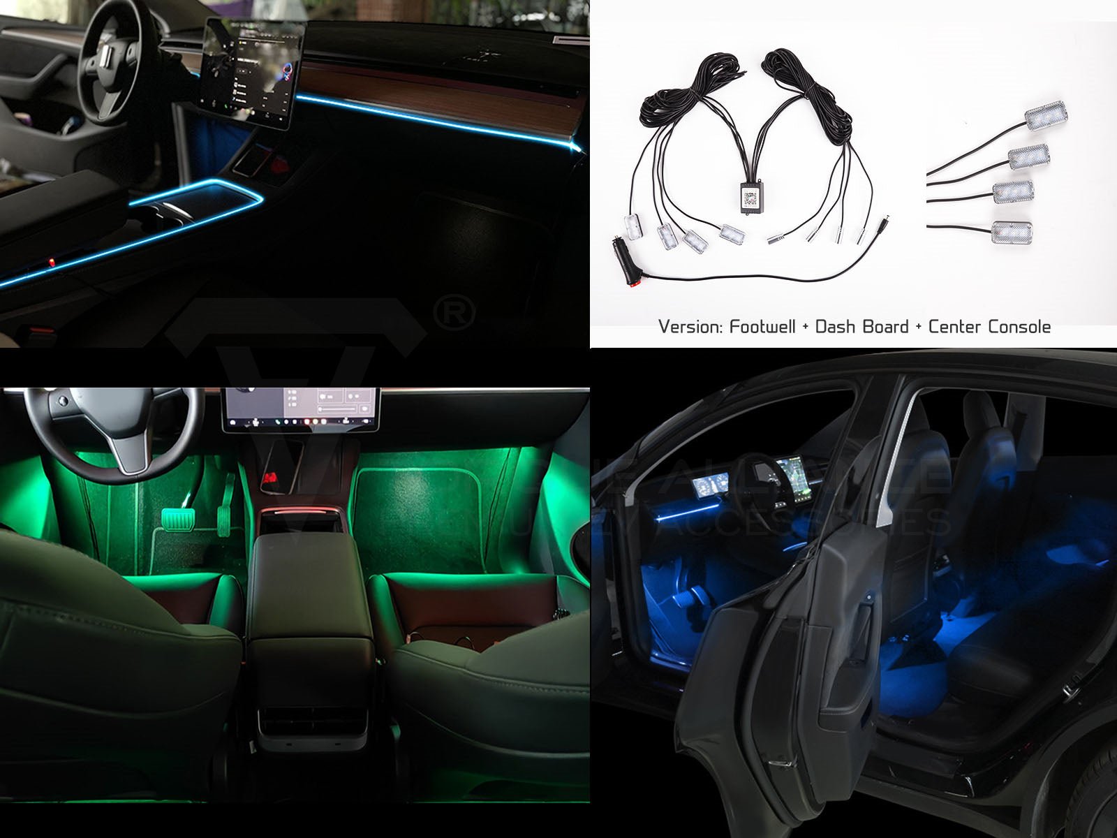 Model 3&Y: Middle Console Ambient LED strip - Torque Alliance