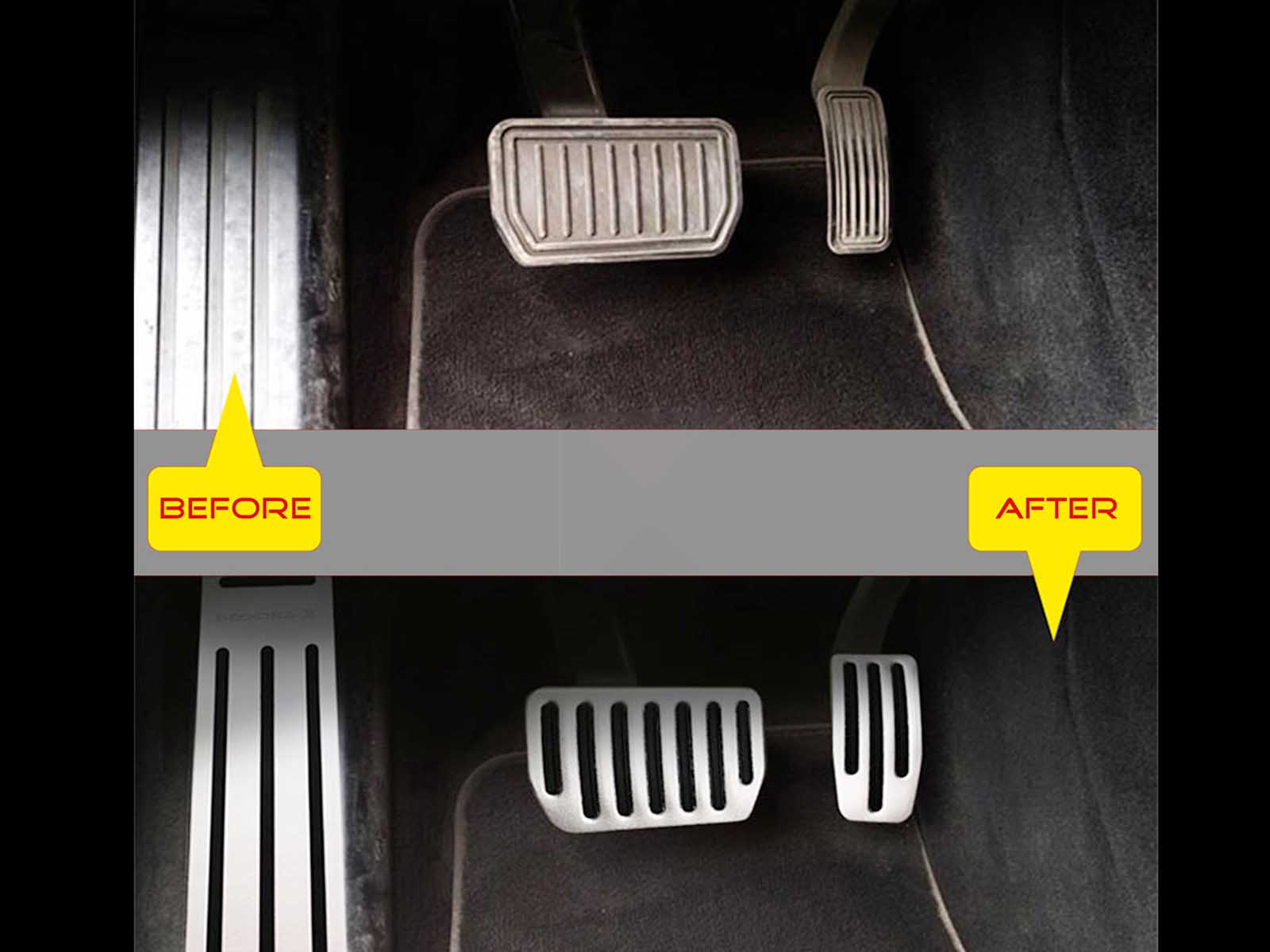 car foot pedals Model S&X: Foot Rest Pedal (Stainless Steel)