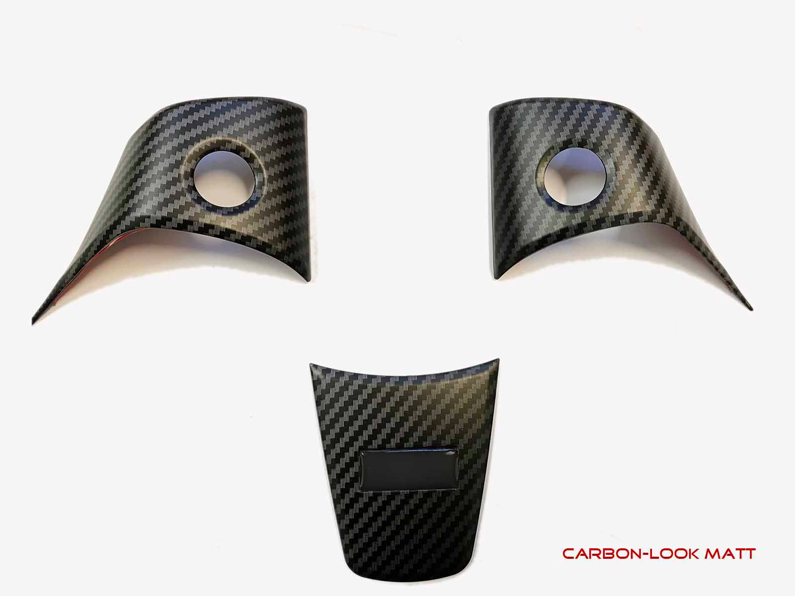 Model 3/Y: Steering Wheel Decal Trim Set (3 pcs)