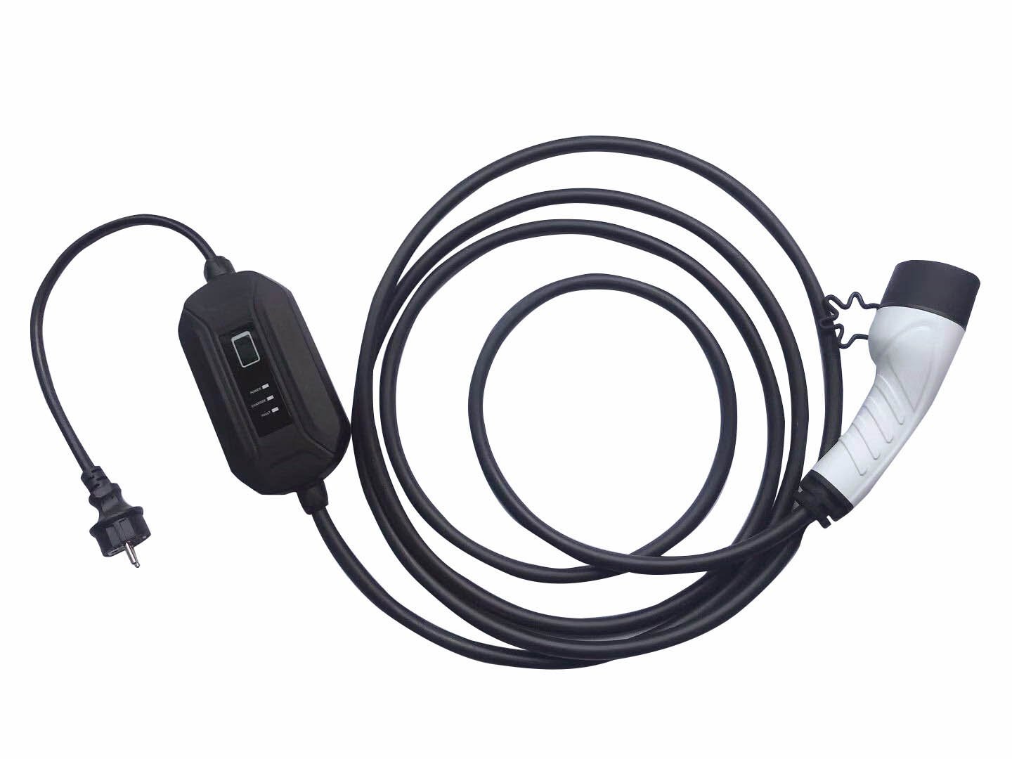 Portable EV charger,Schuko (wall socket) to Type 2 (car),16A,Single phase,5m,Fisher - Torque Alliance