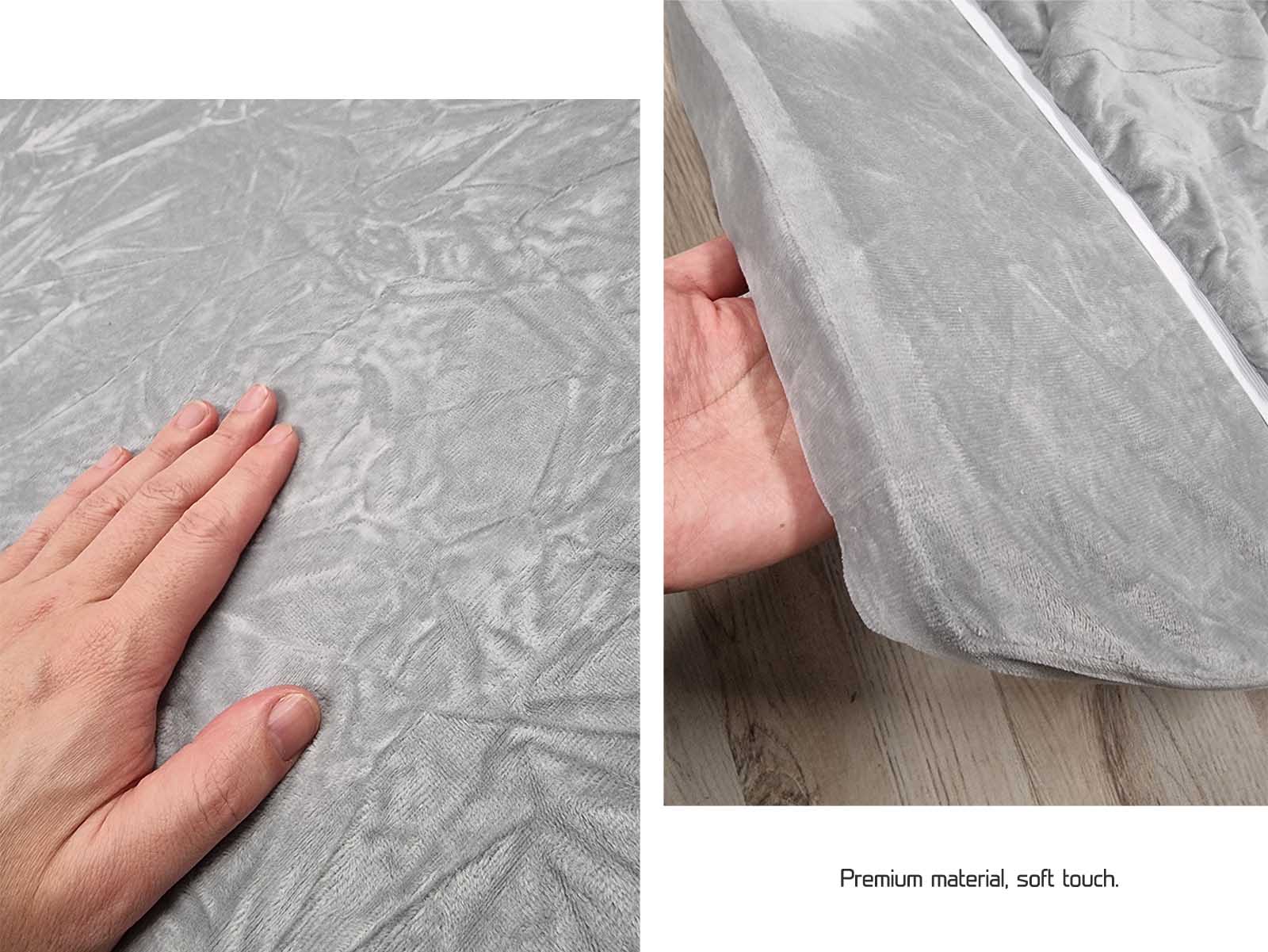 Tesla Model 3 and Model Y: Twin Size Camping Mattress Set (Memory Foam, Storage Bag & Sheet Included, Portable, Foldable, Space-saving, in Car Sleeping) - Torque Alliance