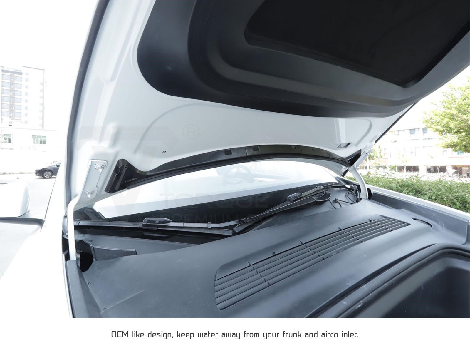 Tesla Model Y: Hood/Frunk Water Barrier Strip - Torque Alliance