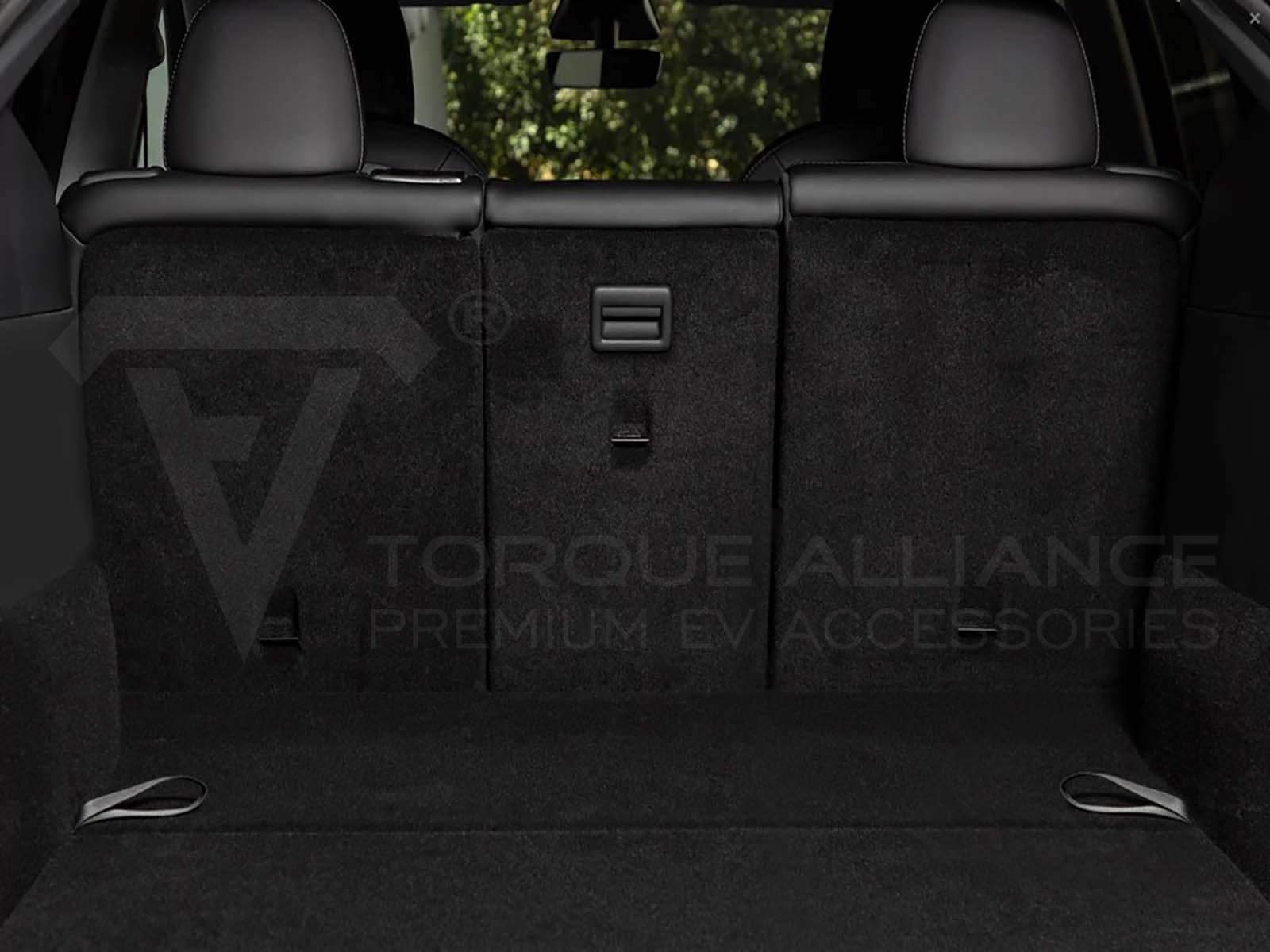 Tesla Model Y: Trunk Assistance Drawstring for Hidden Storage Space - Torque Alliance