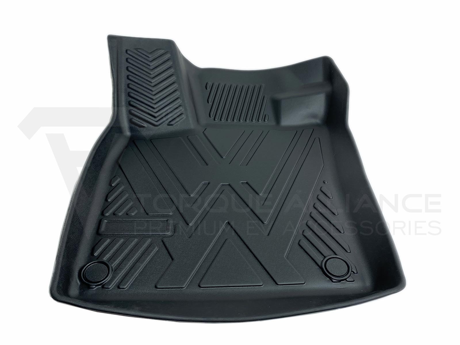 VW ID 3_Premium Rubber 3D All Weather Interior Fußmatten mit erhöhtem Rand, Linkslenker - Torque Alliance