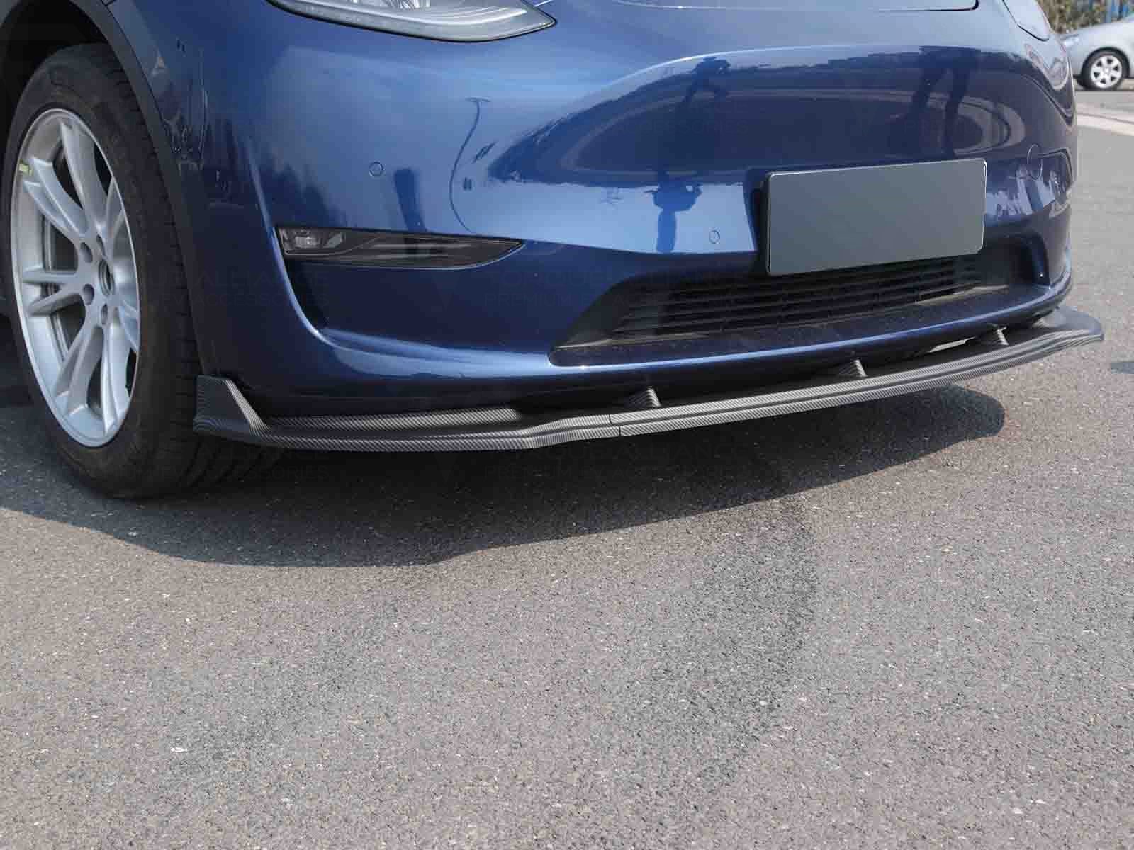 Tesla Model Y : Spoiler de lèvre avant (ABS + revêtement) - Torque Alliance