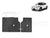 Ford Mustang Mach-e: Seat Back Protector Matten, Guard Boot Liner (premium recyclebaar rubber, 2 stuks) - Torque Alliance