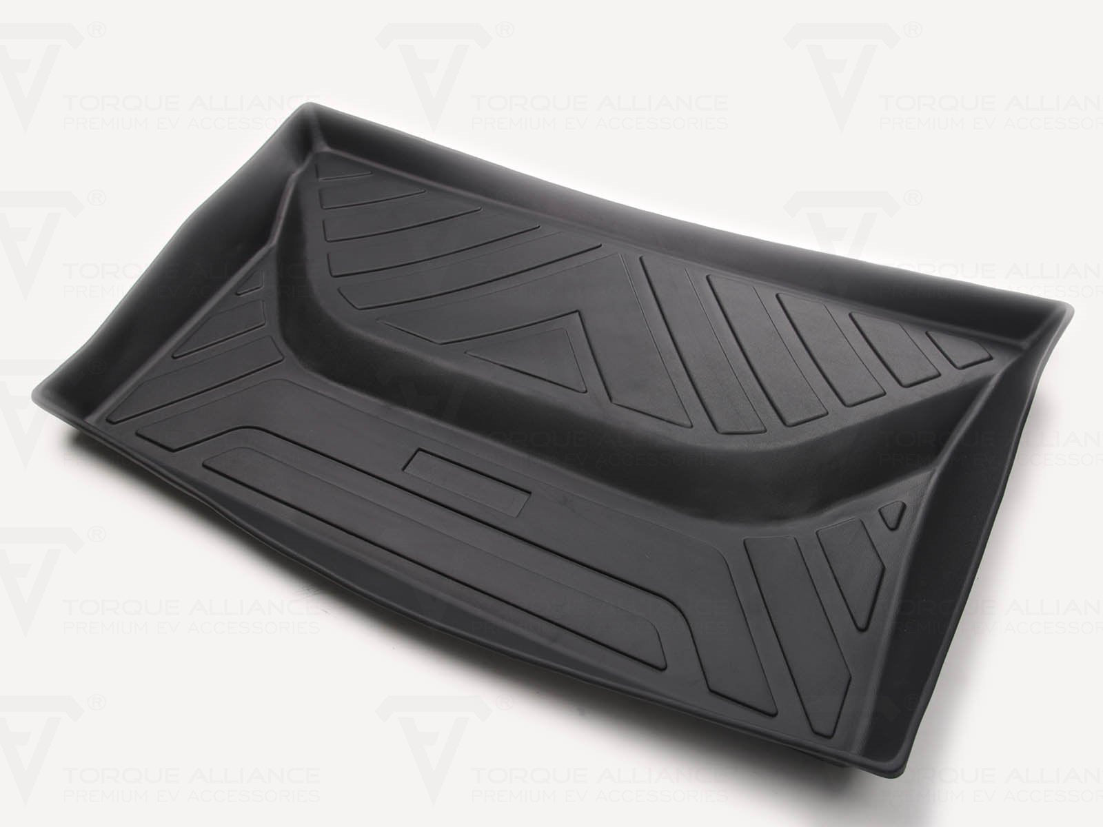 Tesla Model Y: Mat voor onderruimte kofferbak (premium recyclebaar rubber) - Torque Alliance