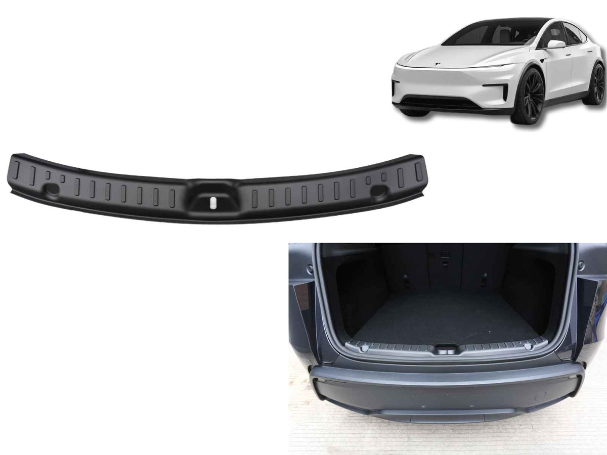 Tesla Model Y 2025 Juniper: Rear Bumper Sill Protector, Boot Sill Guard (ABS)