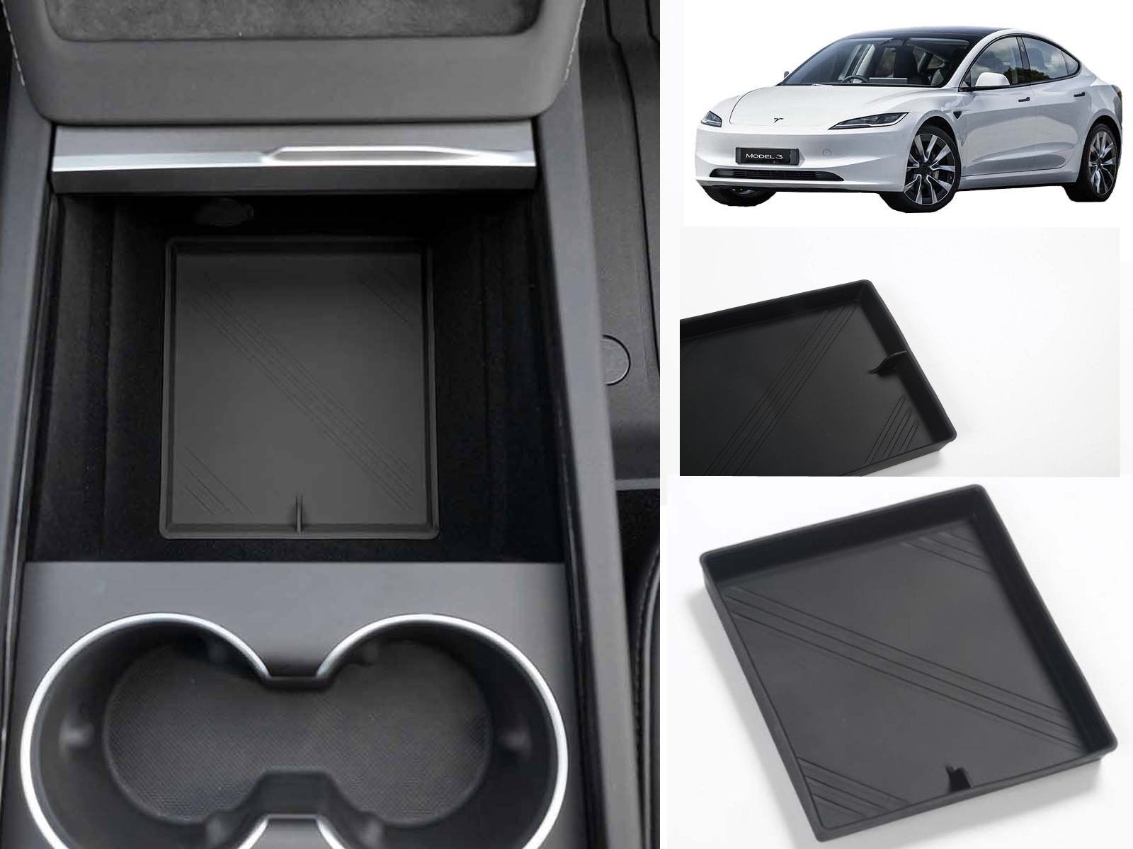 mh353_Tesla_Model_3_2024_Highland__Center_Console_Storage_Mat_Premium_Silicone_Rubber