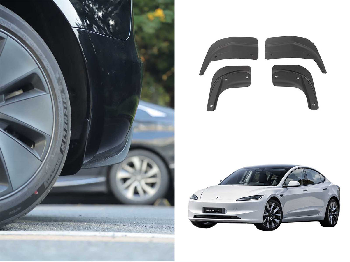 Tesla Model 3 (2024 Highland): Mud Flaps, Splash Guards