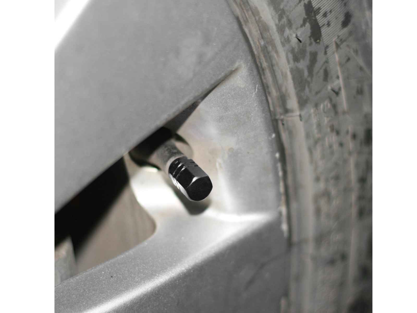 VW ID.3,ID.4,ID.5: Wielventieldoppen, luchtventielsteelkappen (Aluminium, 4 stuks)