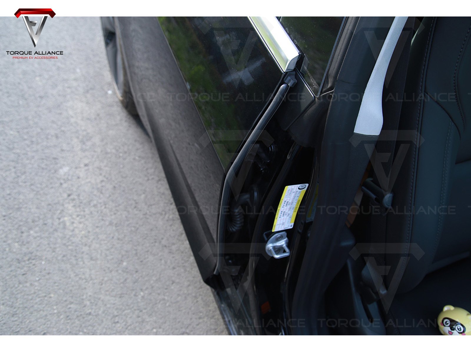 Tesla Model Y (incl. 2025 Juniper ):  Rubber Seal Strips Set for Overall Protection and Noise Reduction (4 Doors, AB Pillar, Frunk and Trunk)
