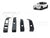 Ford Mustang Mach-e: Window & Door Switch Upgrade Set, Decal Covers (4 pcs)