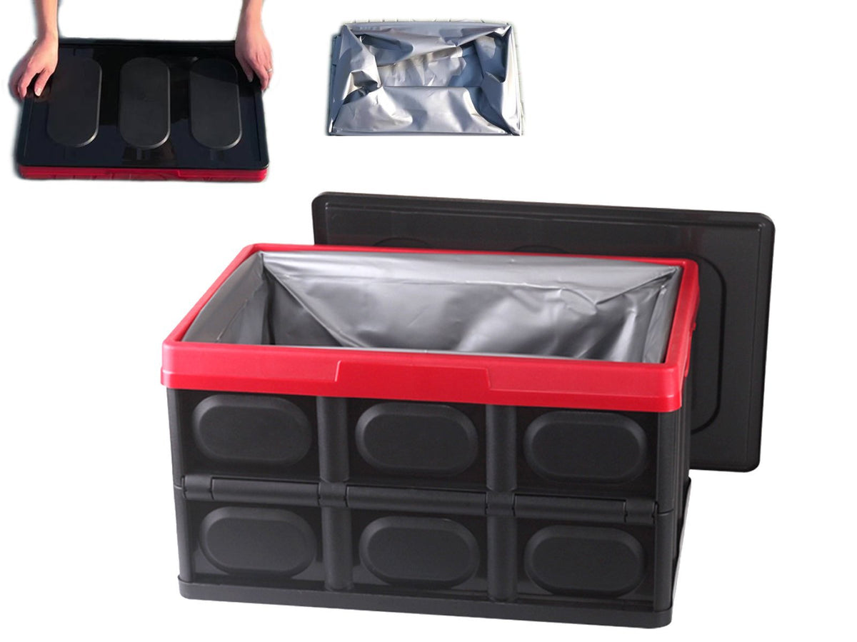 Foldable & Portable Storage Box incl. Waterproof Liner (55 Liters