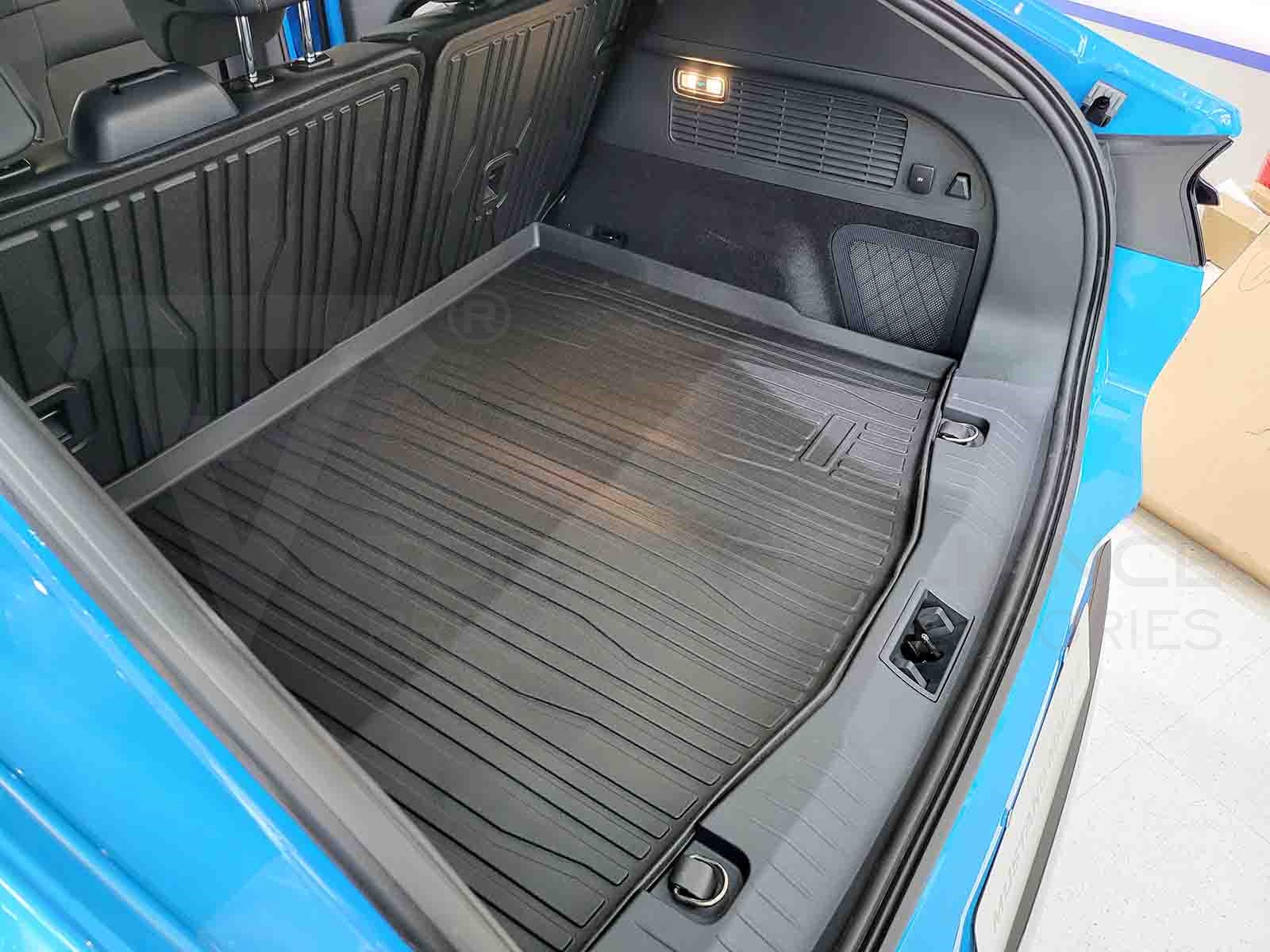 Tapis De Coffre Caoutchouc 3D Pour Ford Mustang 2015-2020 - Imperméable, Antidérapant, Protection Complète - Noir
