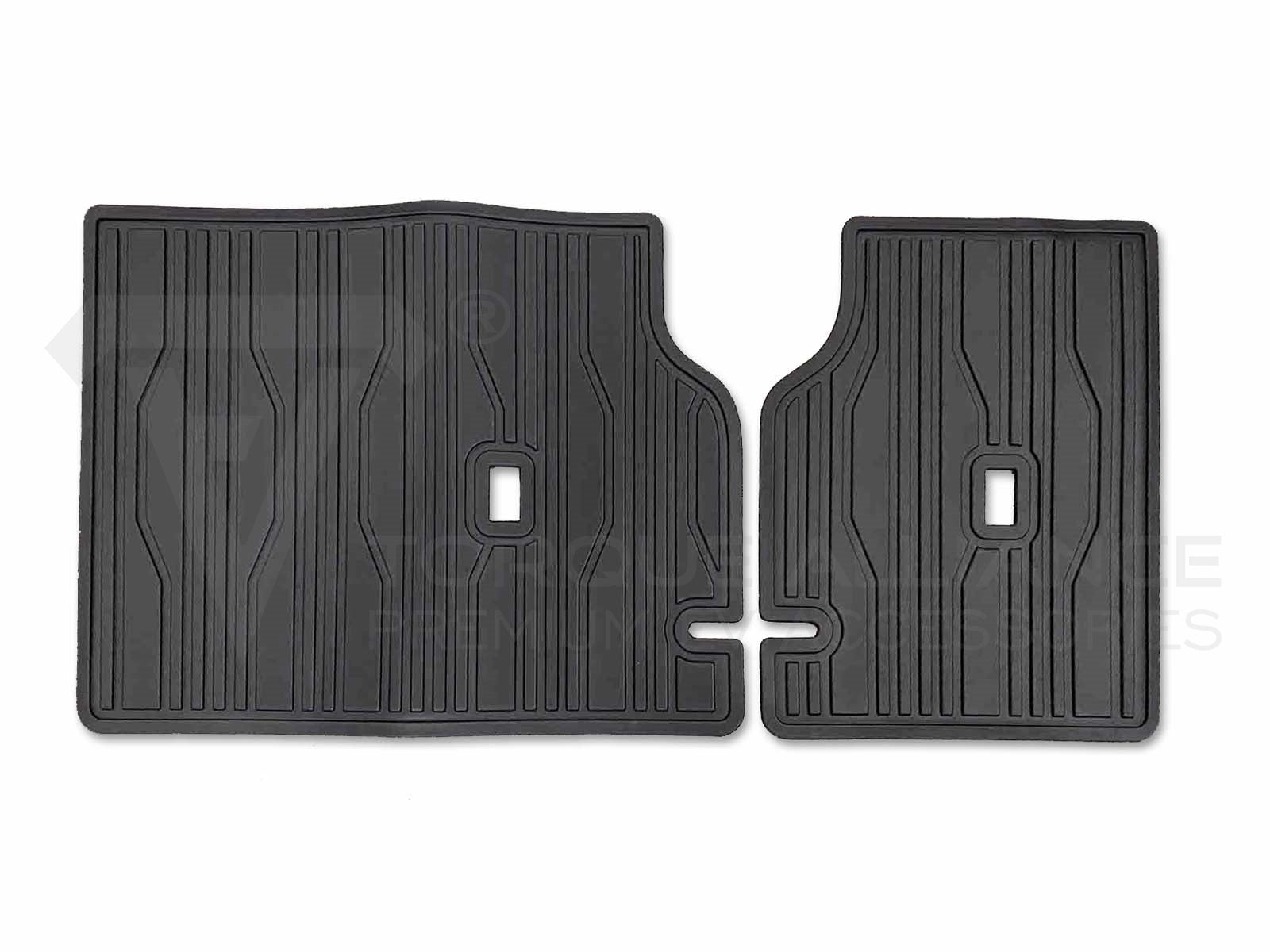Ford Mustang Mach-e: Seat Back Protector Mats, Guard Boot Liner (Premium Recyclable Rubber, 2 pcs) - Torque Alliance