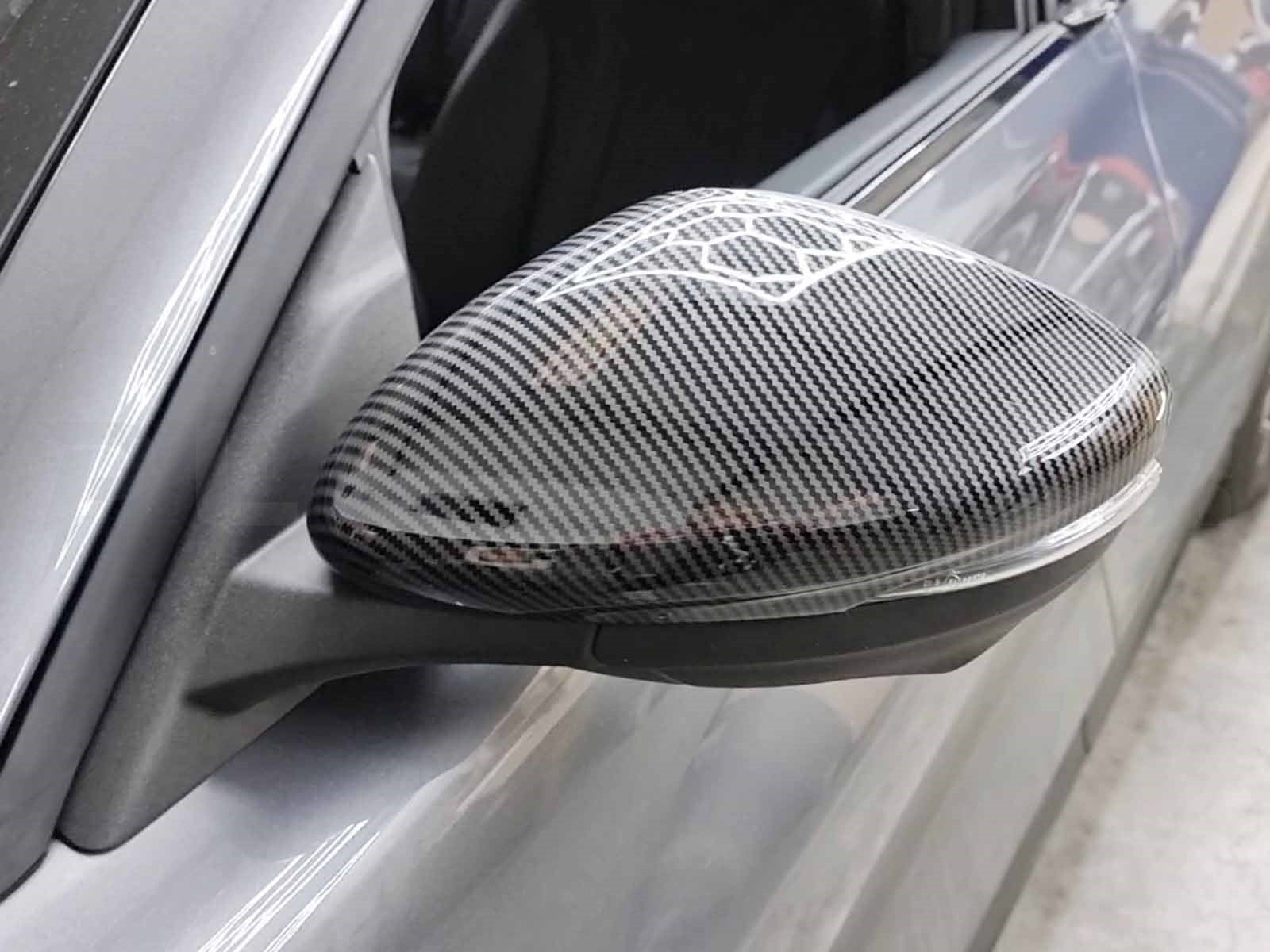 Ford Mustang Mach-e: Side Mirror Overlays, Rear View Mirror Cover (2 pcs) - Torque Alliance