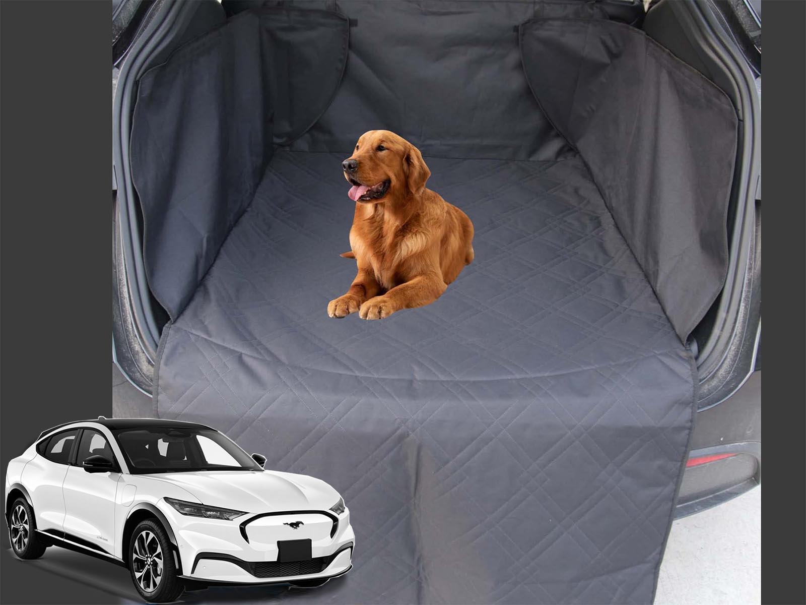 Ford Mustang Mach-e: Trunk Protection Mat for Pets, Cargo Pet Cover - Torque Alliance