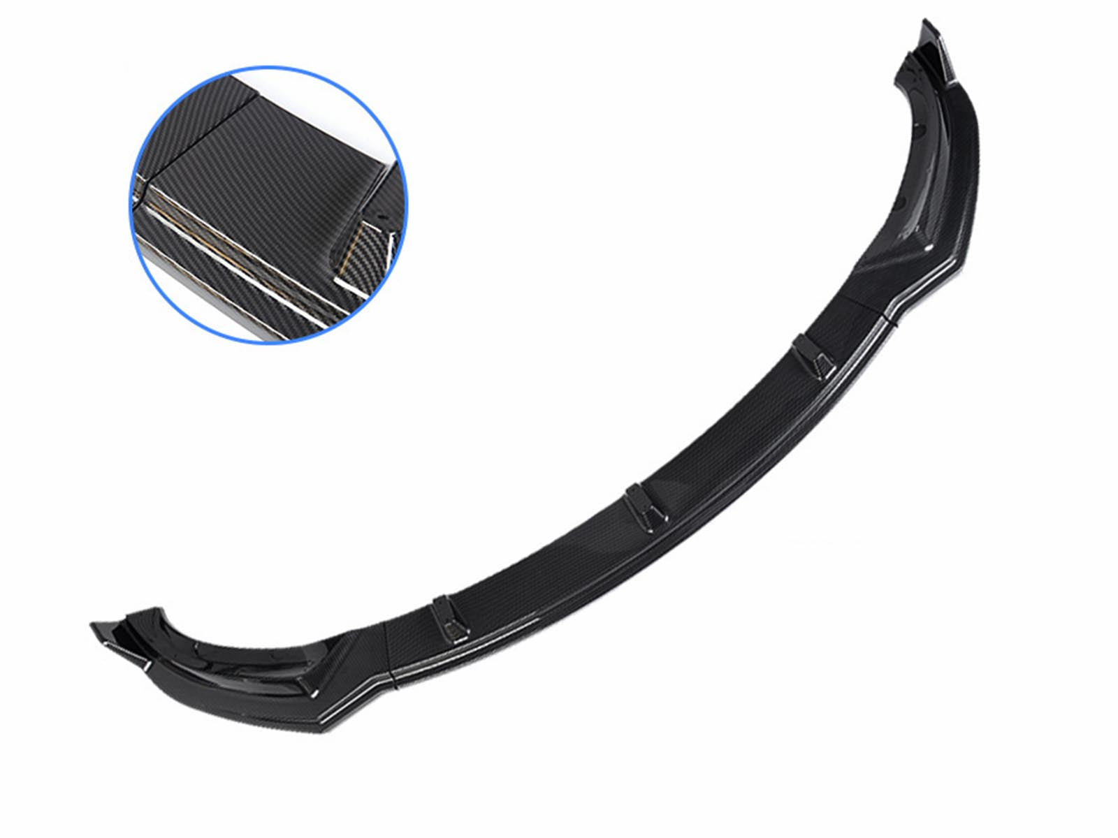 Model 3: Sportive Front Air Deflector Lip (Carbon look, Injection Molding)