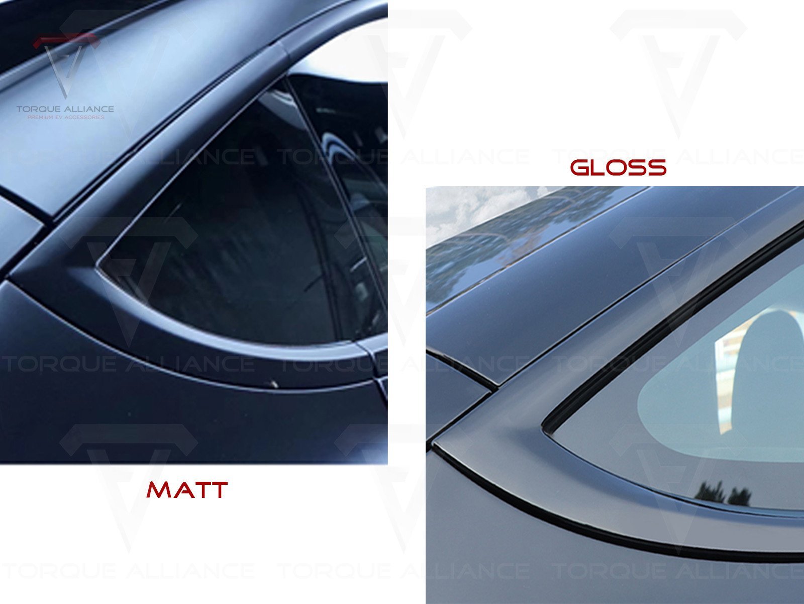 Model 3: Chrome-Delete Kit for Window Frames (ABS plastic shell) - Torque Alliance