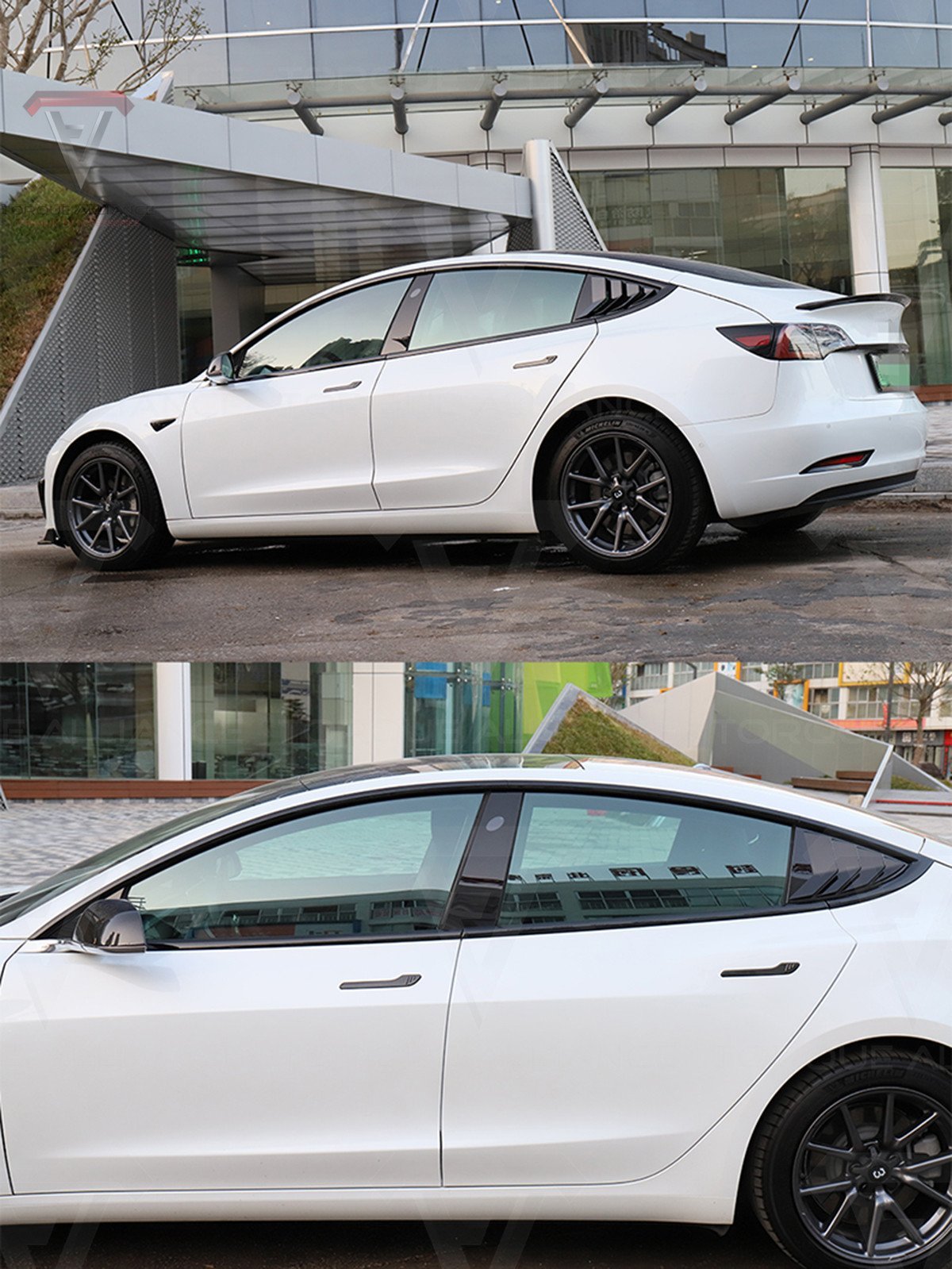 Model 3: Chrome-Delete Kit for Window Frames (ABS plastic shell) - Torque Alliance