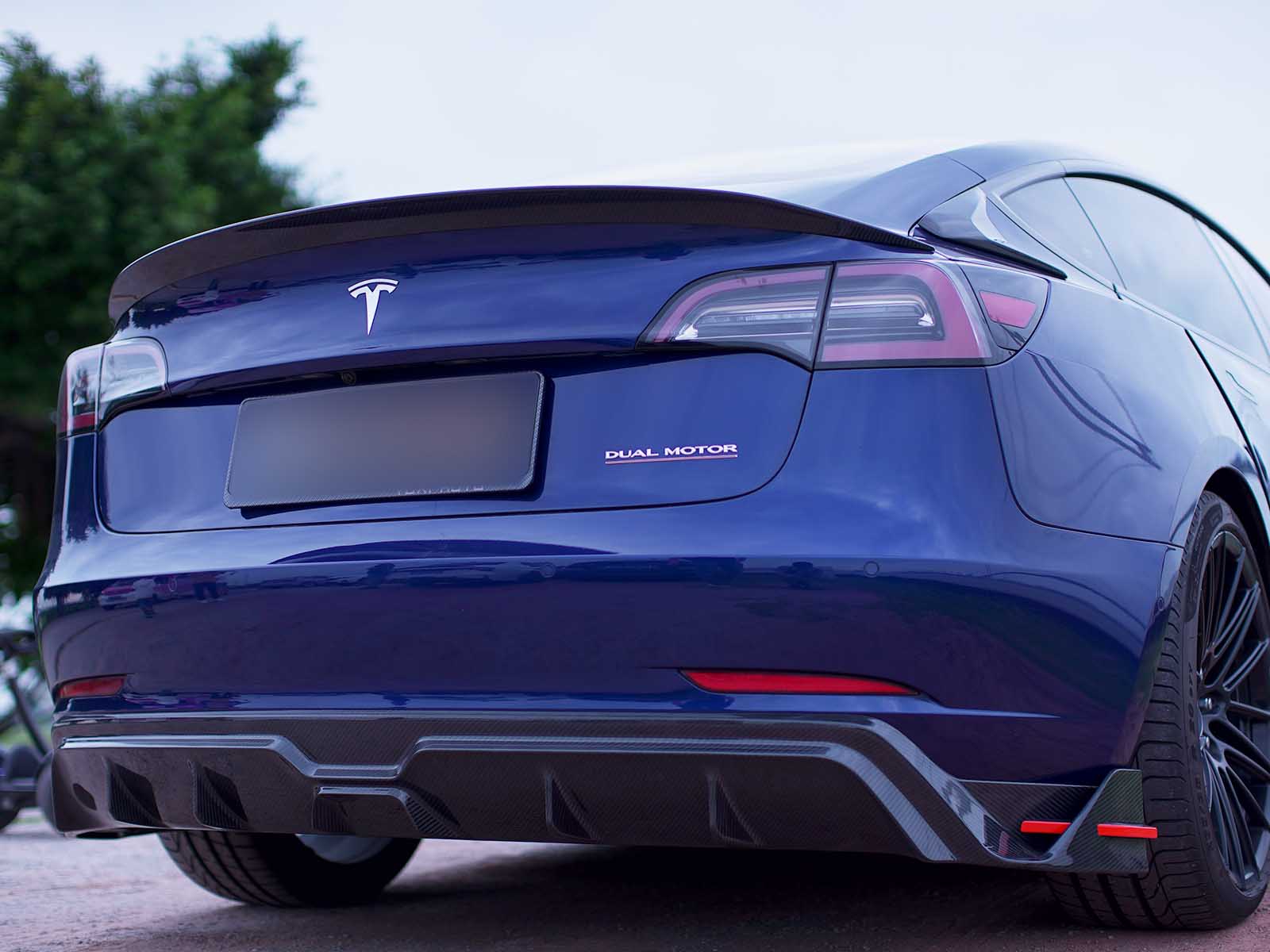 Model 3: Genuine Carbon Fiber Collection Bolt-on Body Kit - URBAN Style - Torque Alliance