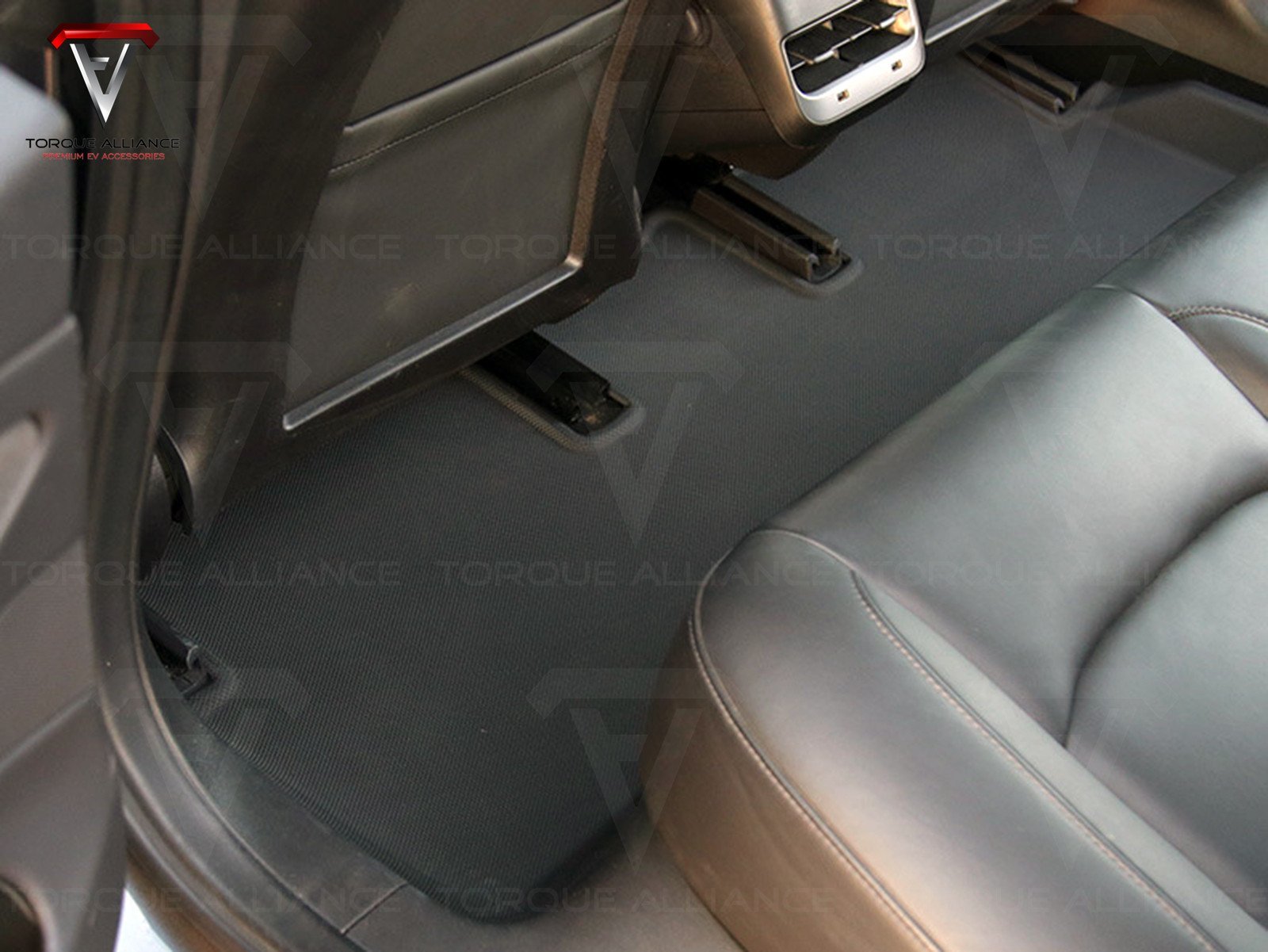 Model 3: Multi-layer 3D Rubber All-weather Floor Mats (3 pcs) - Torque Alliance