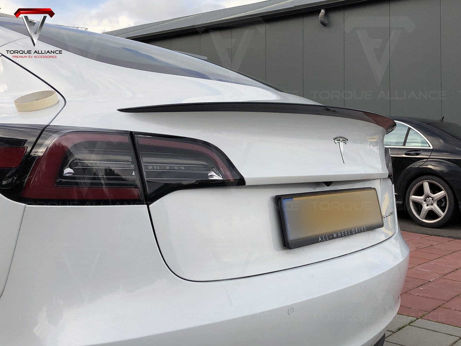 Lèvre Arrière (diffuseur) Pour Tesla Model 3 2019-2023 – Protection Anti-rayures – Style Et Aérodynamisme