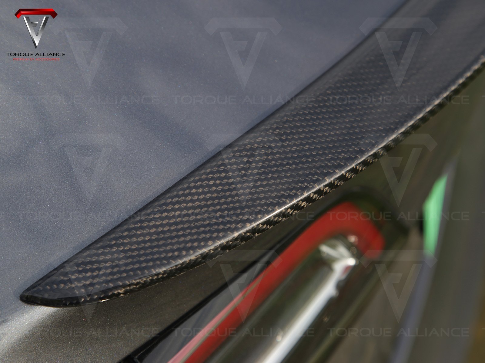 Model 3_Performance Tail Spoiler (Genuine Carbon Fiber Collection) - Torque Alliance