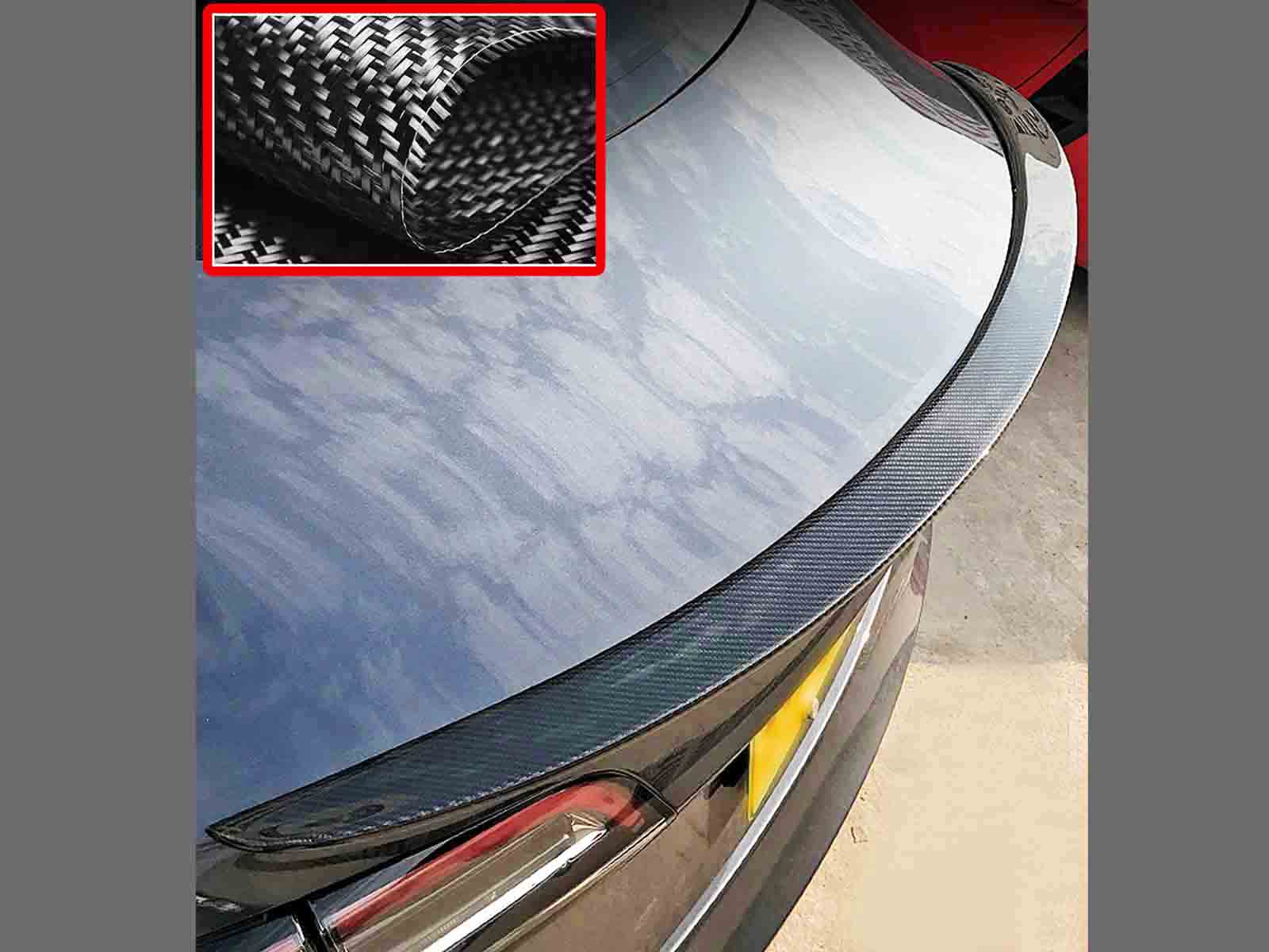 Model 3_Performance Tail Spoiler (Genuine Carbon Fiber Collection) - Torque Alliance