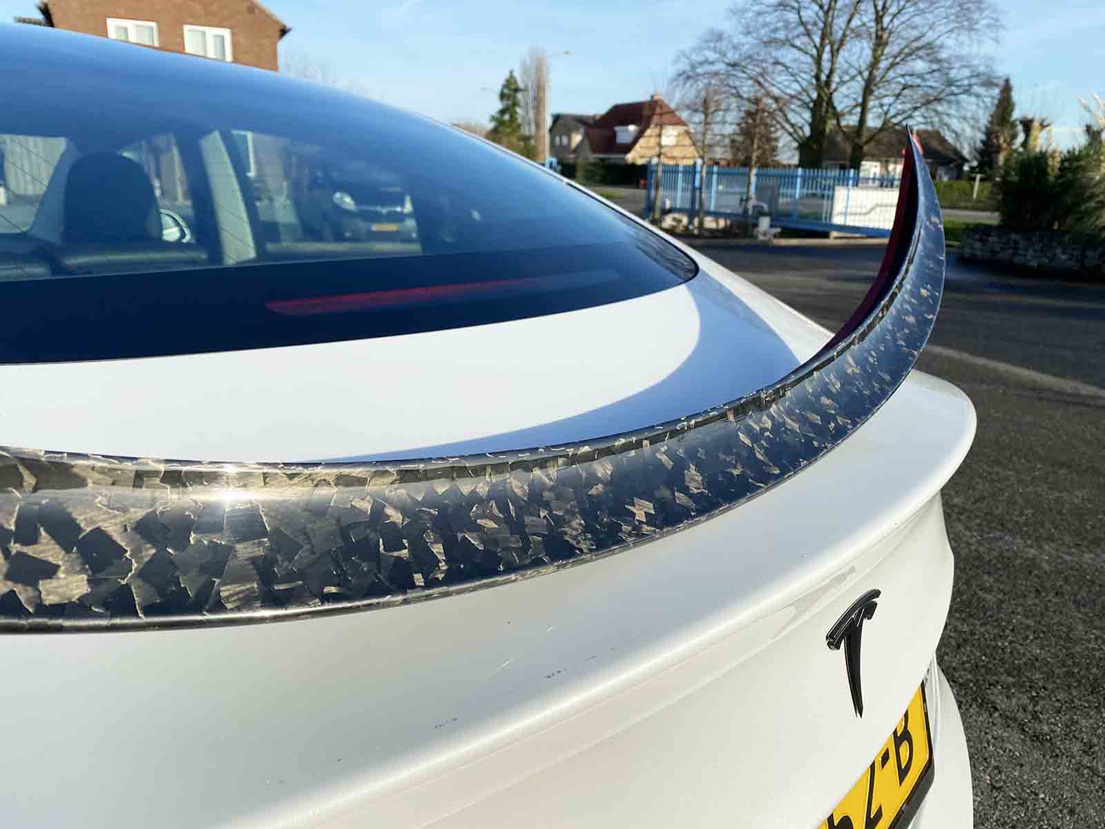 Model 3_Performance Tail Spoiler (Genuine Carbon Fiber Collection) - Torque Alliance