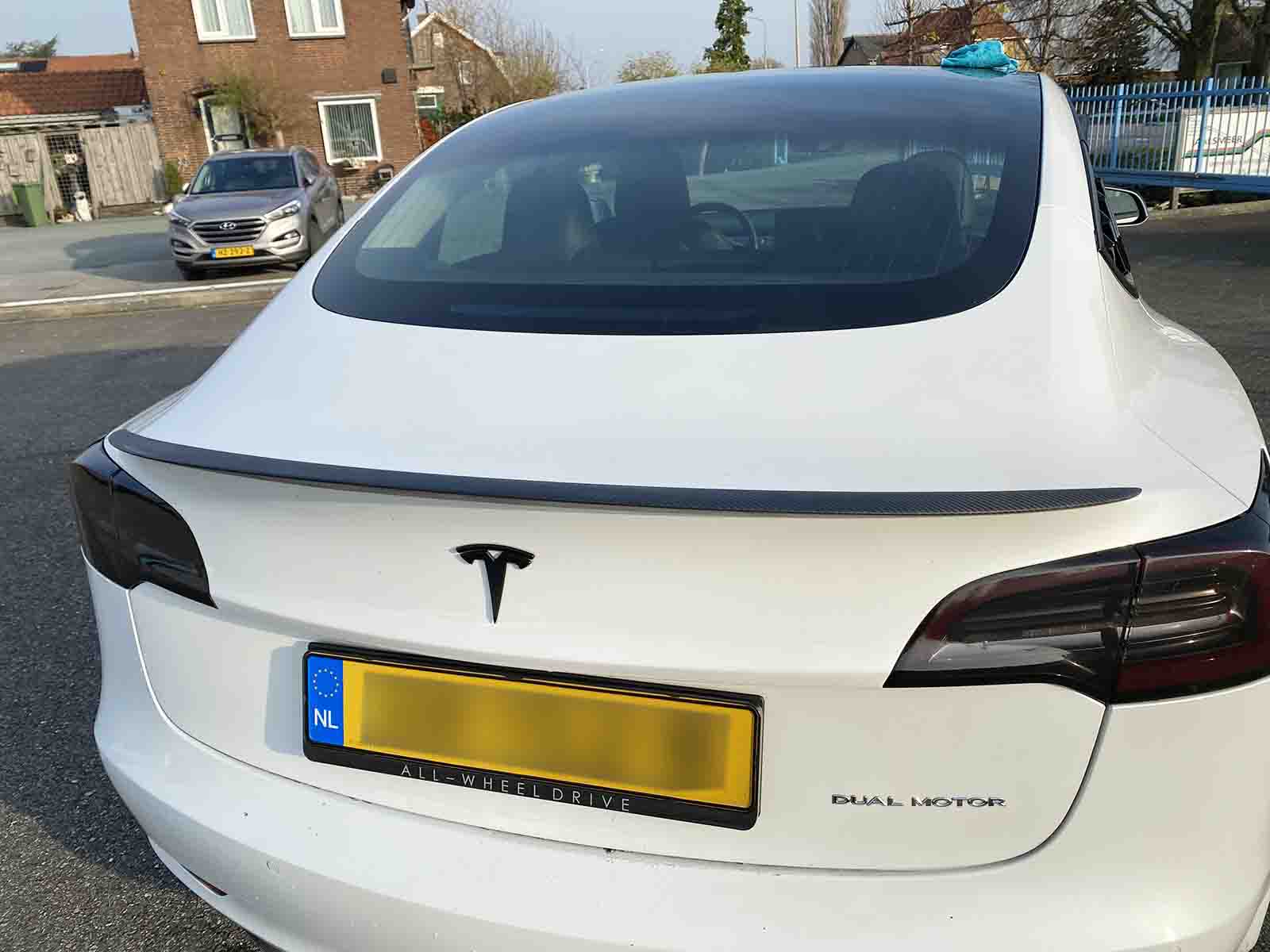 Model 3_Performance Tail Spoiler (Genuine Carbon Fiber Collection) - Torque Alliance