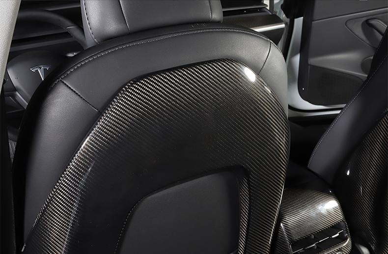 Model 3: Seat Back Set (Genuine Carbon Fiber Collection) - Torque Alliance